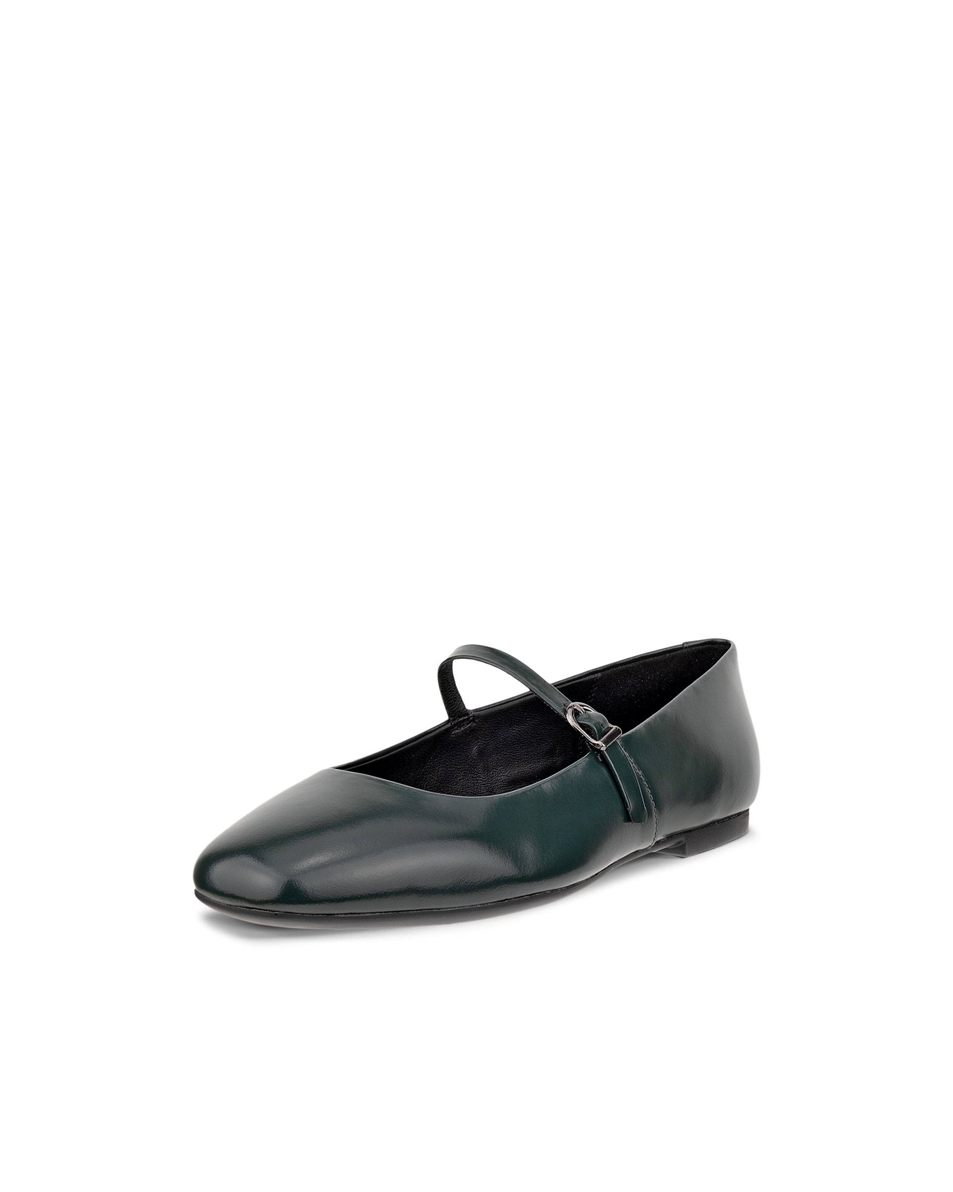 ECCO® MARGOT dames leren ballerina - Groen - Main