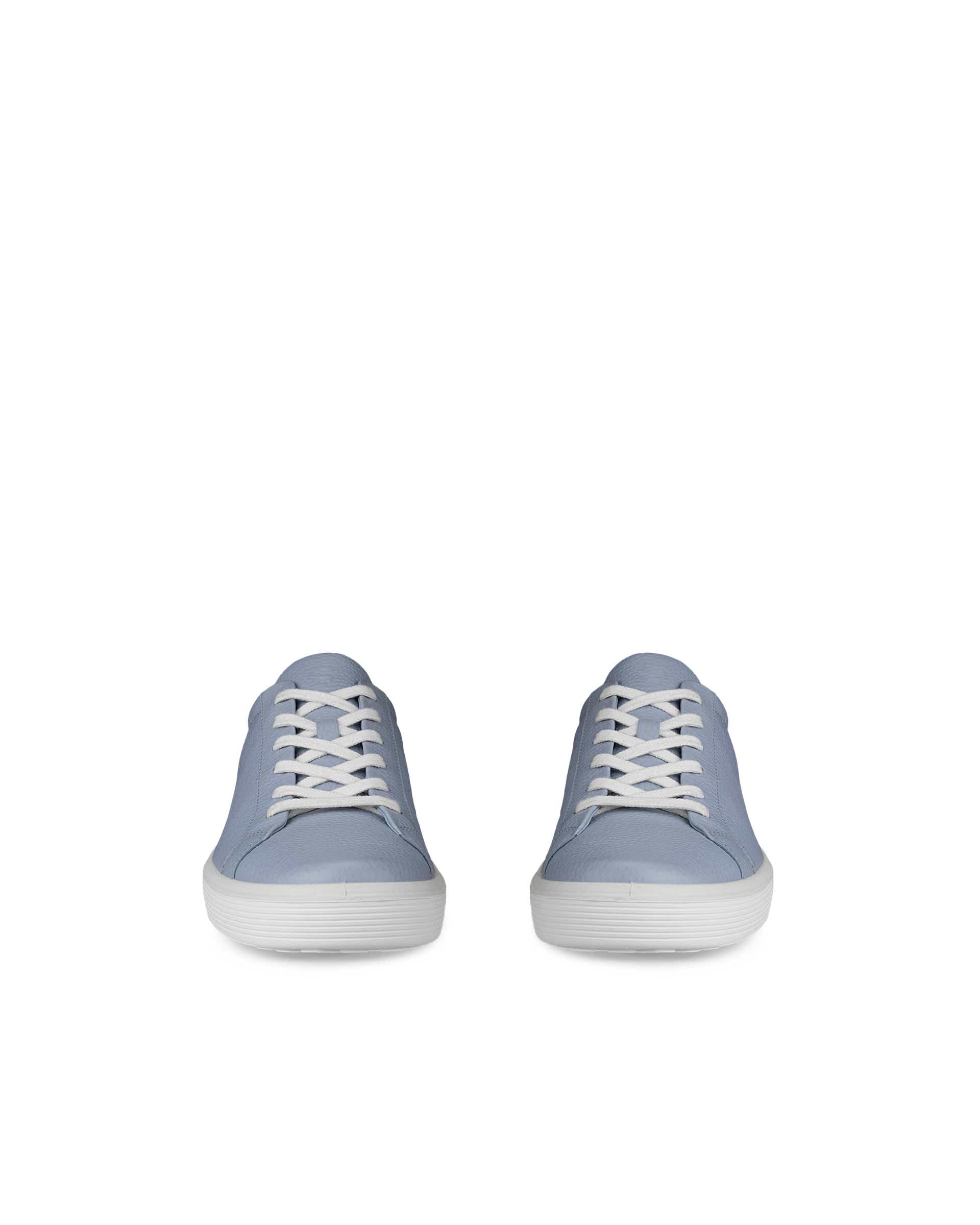 Men's ECCO® Soft 60 Leather Sneaker - Blue - Front pair