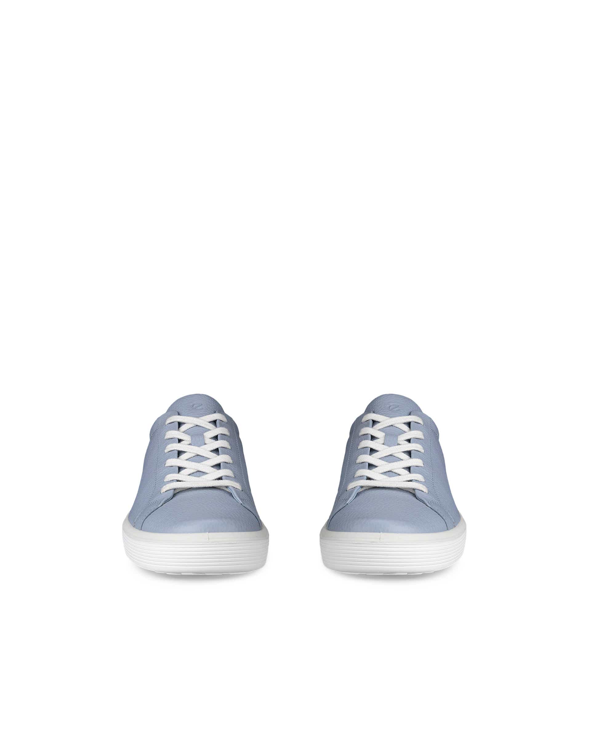 Men's ECCO® Soft 60 Leather Sneaker - Blue - Front pair