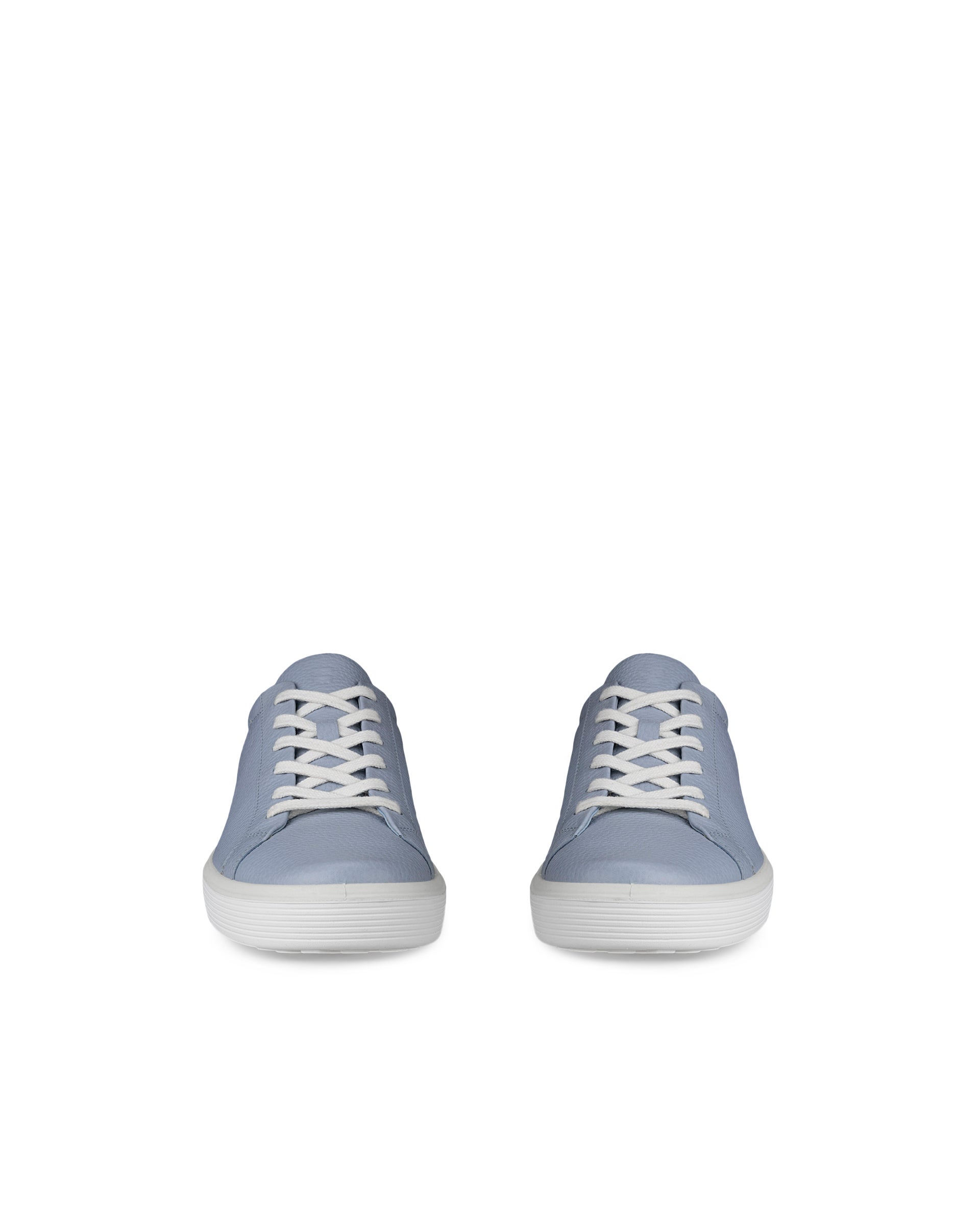 Men's ECCO® Soft 60 Leather Sneaker - Blue - Front pair