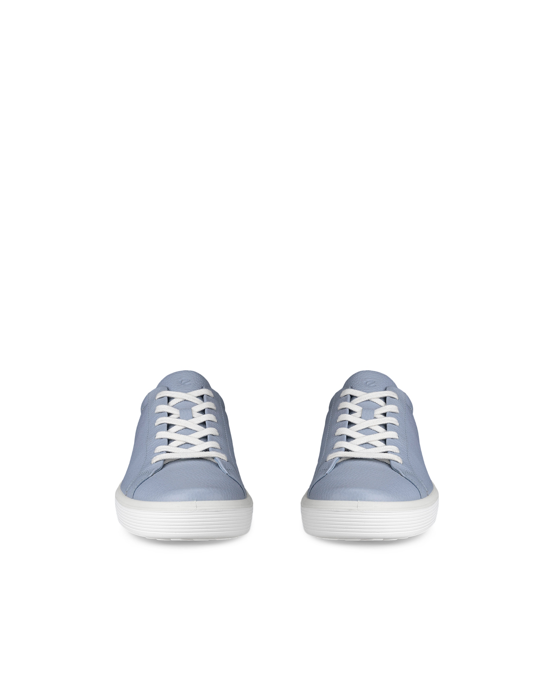 Men's ECCO® Soft 60 Leather Sneaker - Blue - Front pair