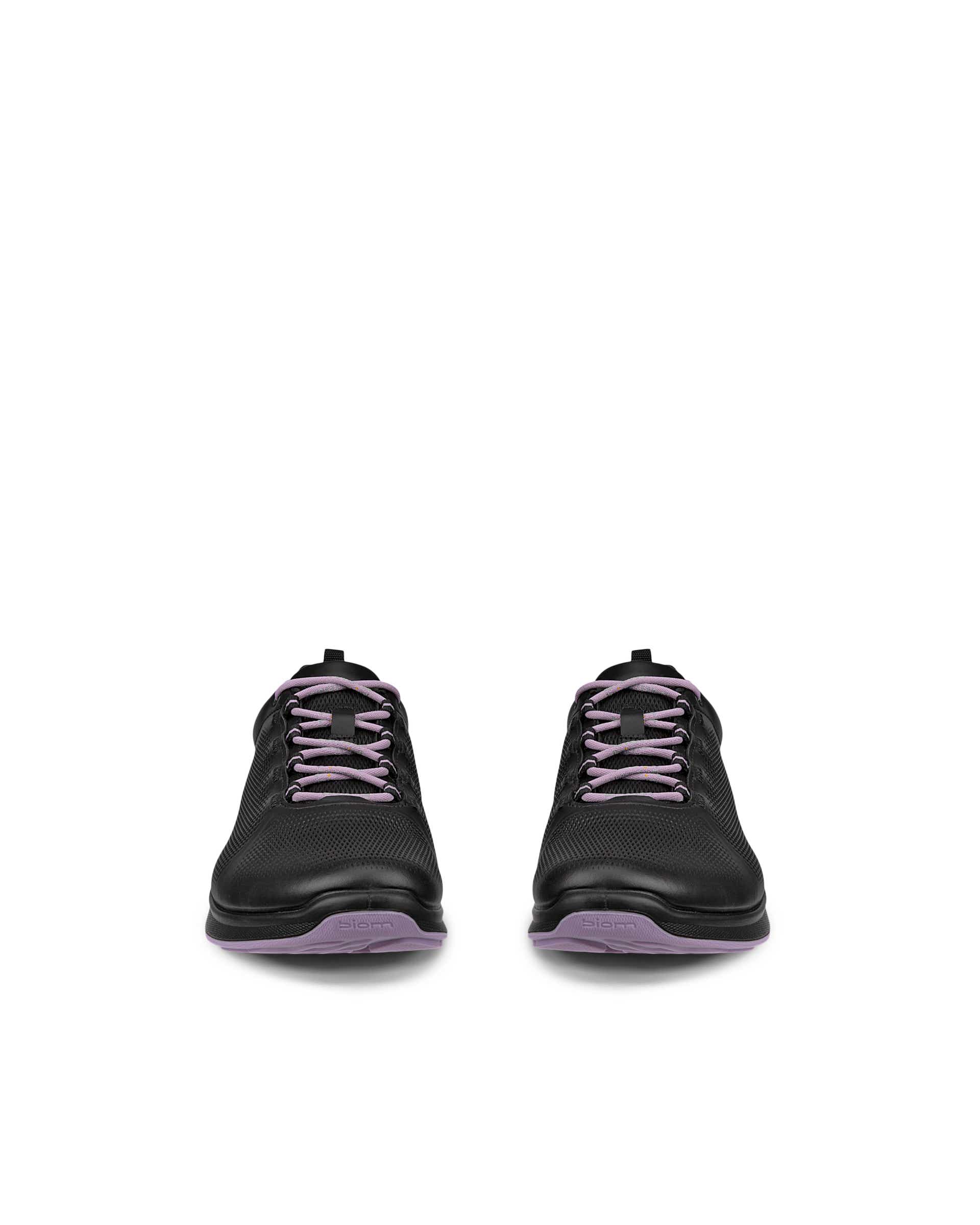 ECCO® BIOM FJUEL baskets en cuir pour femme - Noir - Front pair