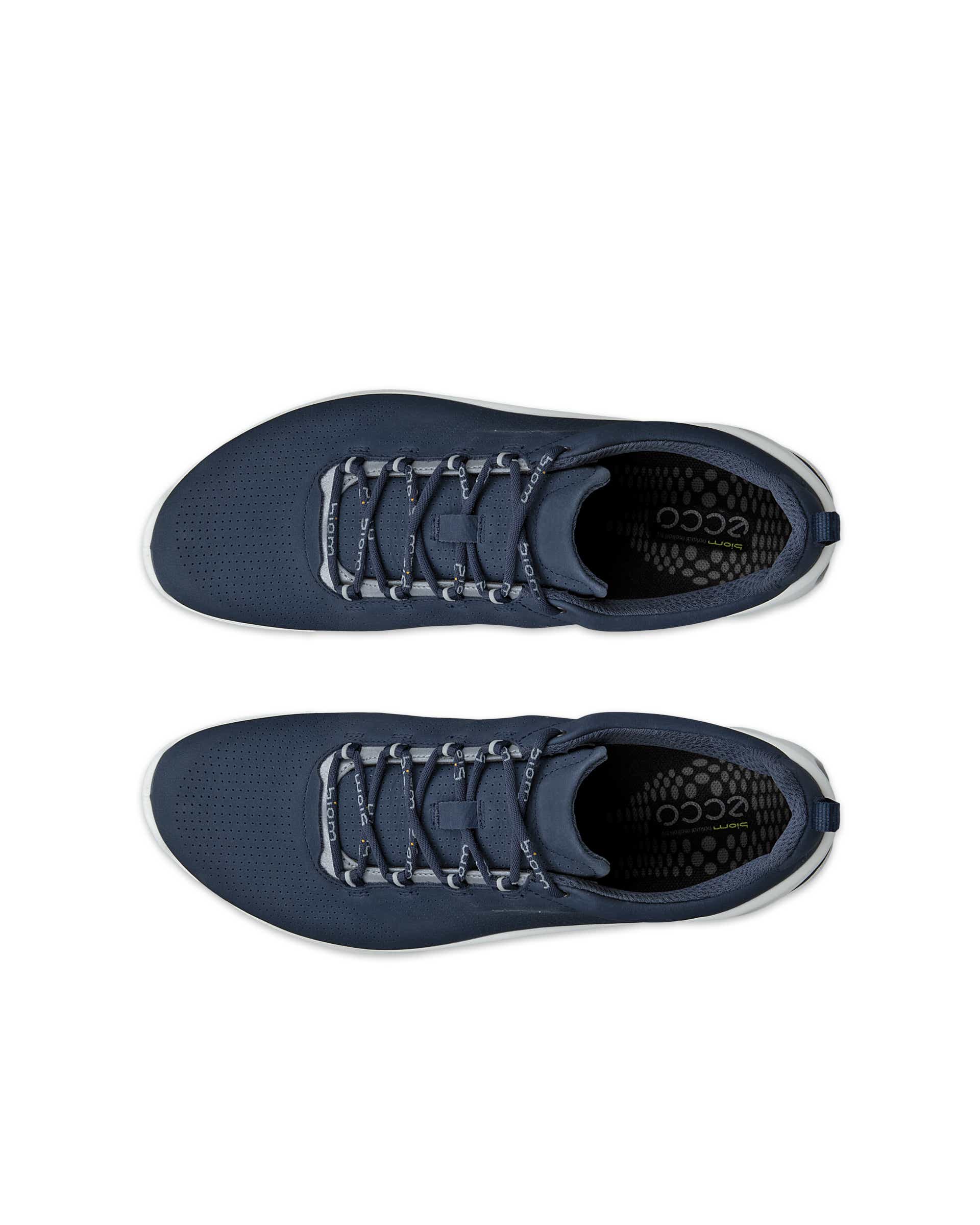 ECCO® BIOM FJUEL sneakers i nubuck til damer - Blå - Top left pair