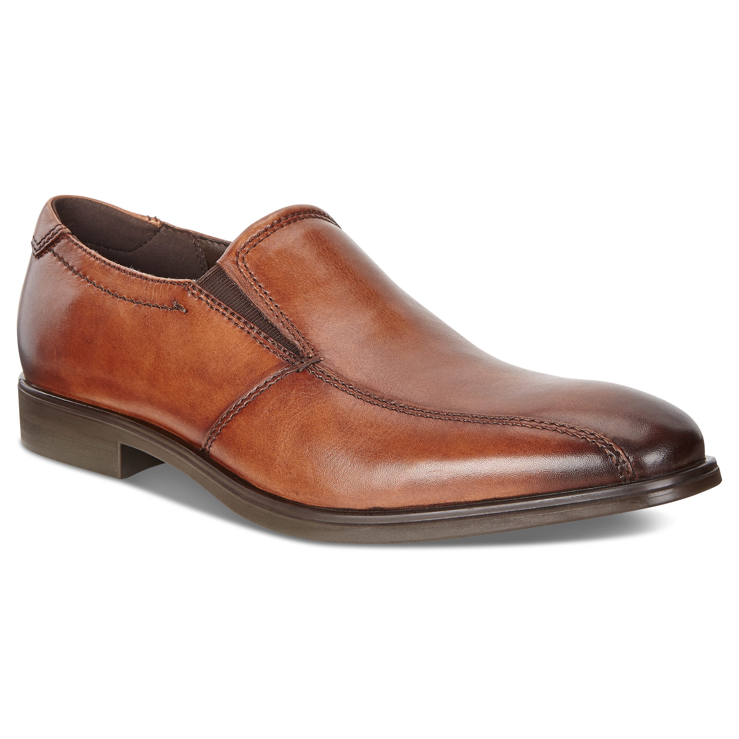 ECCO Men's Melbourne Slip-On Dress Shoes - Brown - Main