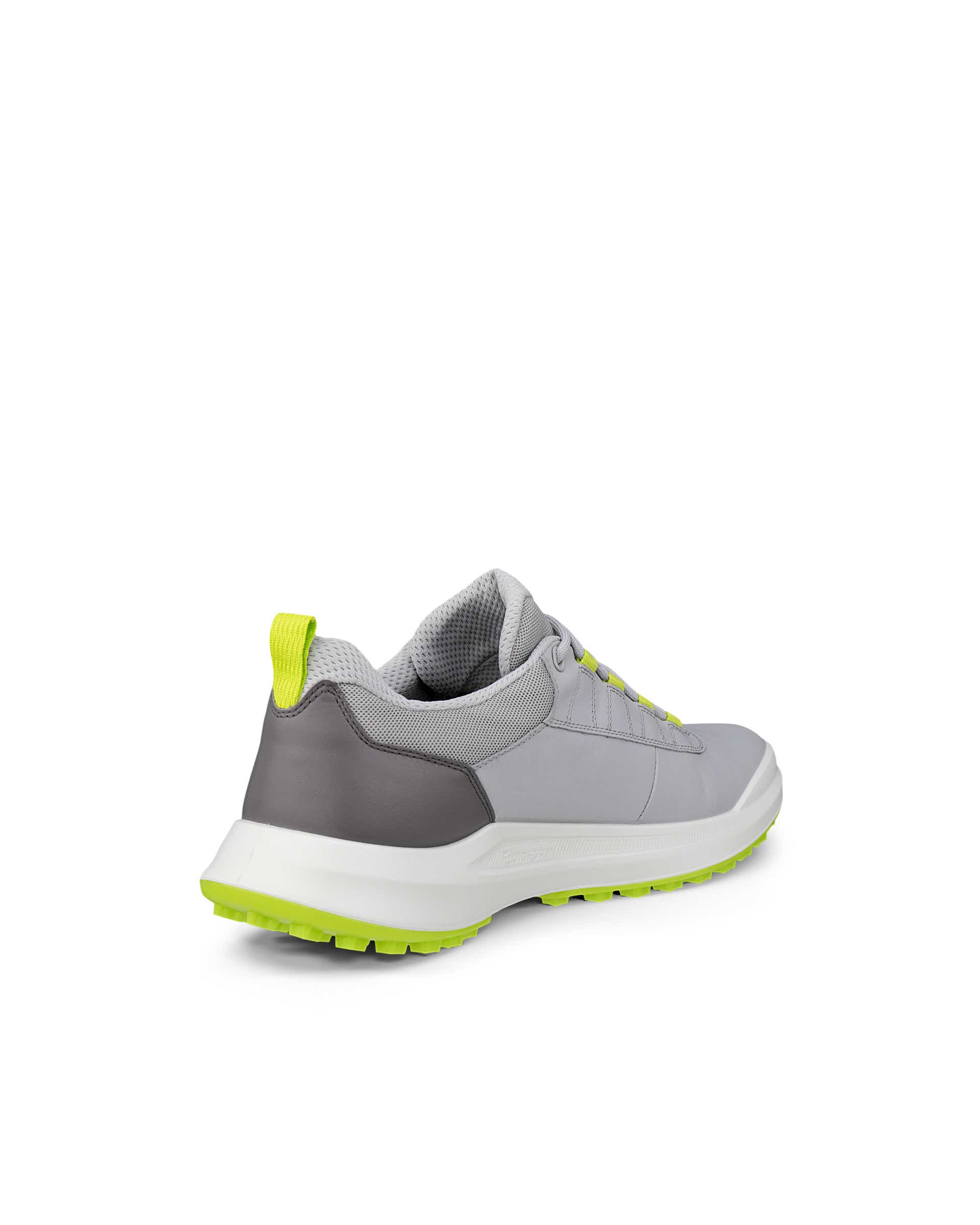 Men's ECCO® GOLF CORE Leather Waterproof Golf Shoe - Gray - Back