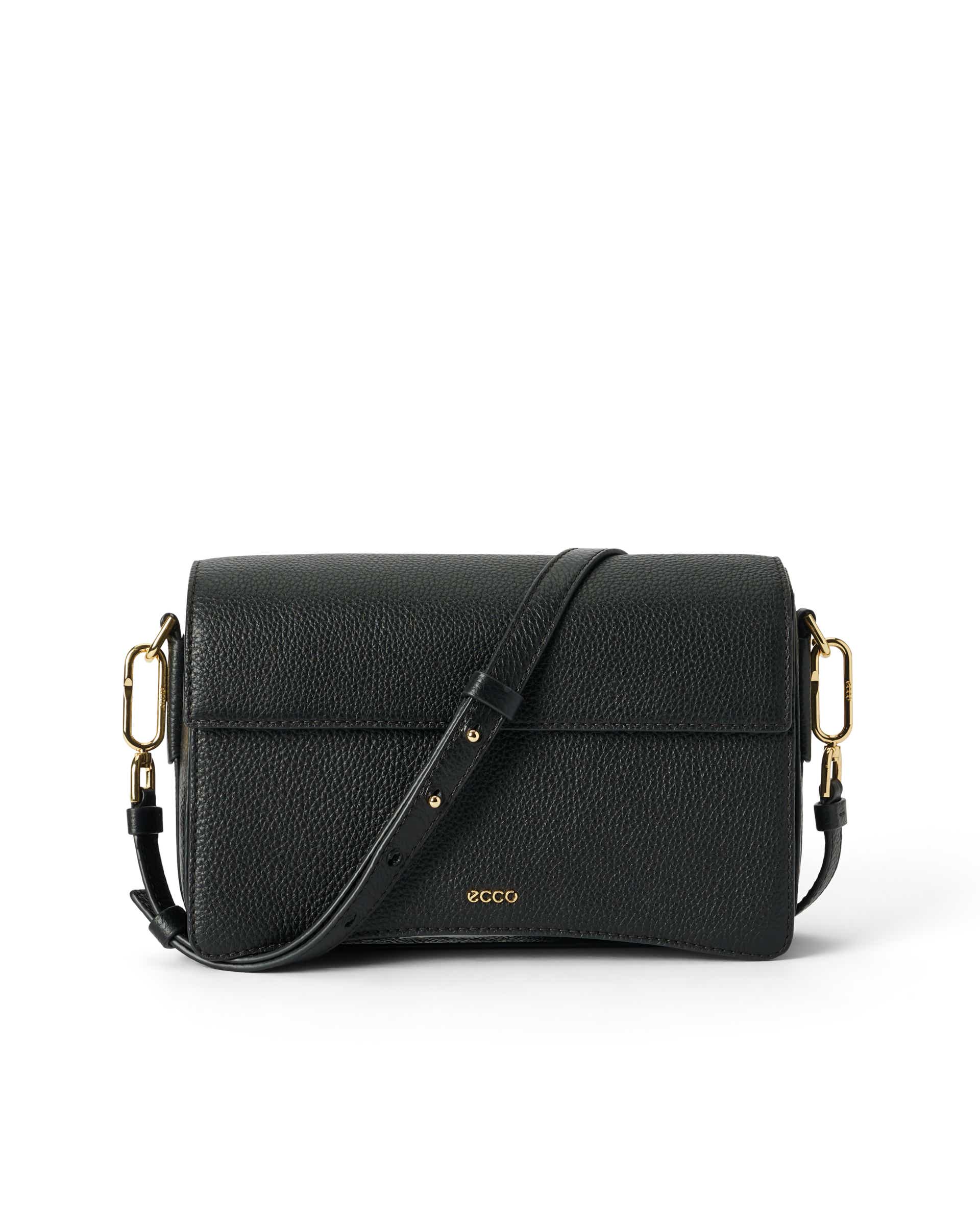 ECCO® Pinch Bag kožna torba preko ramena - Crna - Main