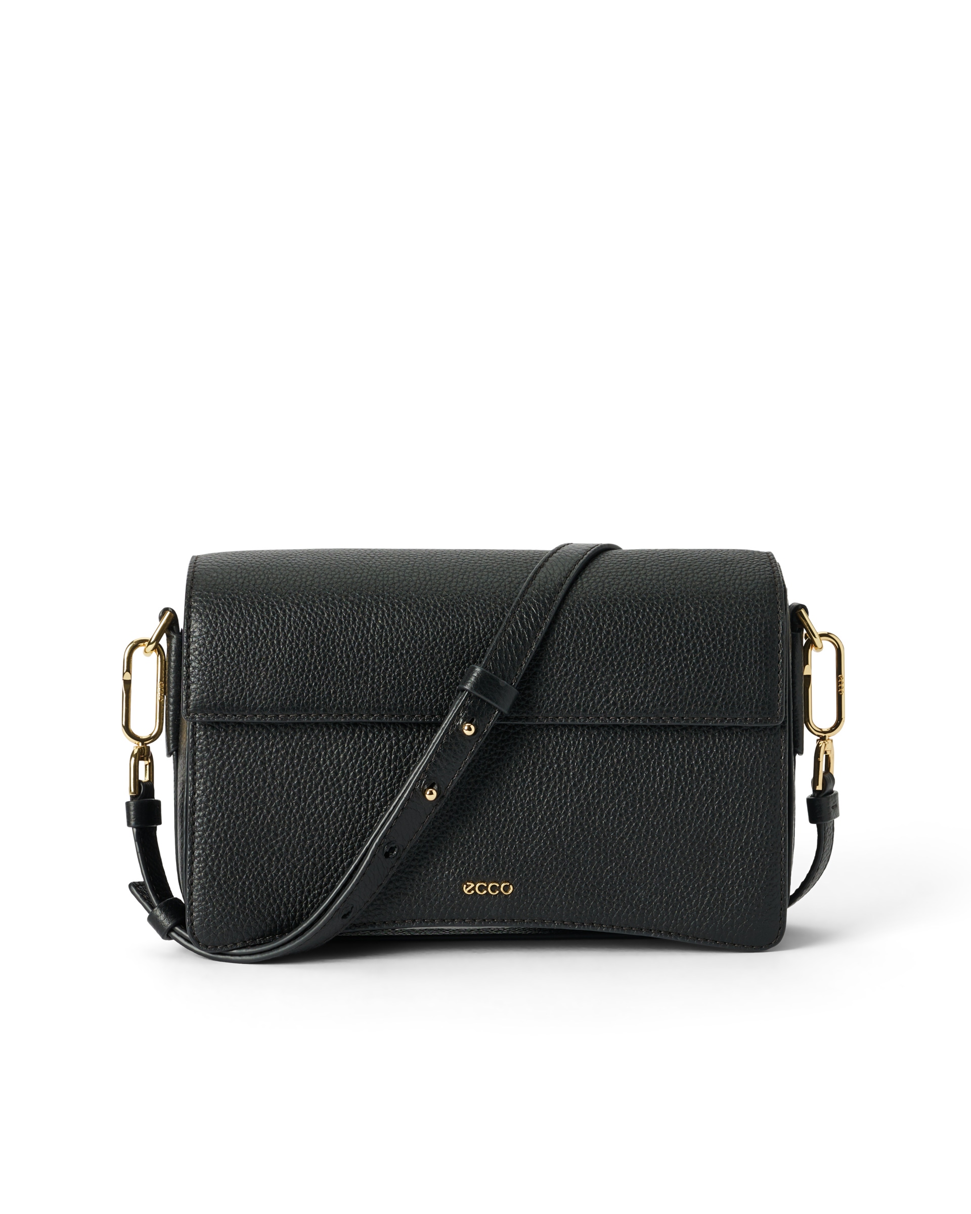 ECCO® Pinch Bag kožna torba preko ramena - Crna - Main
