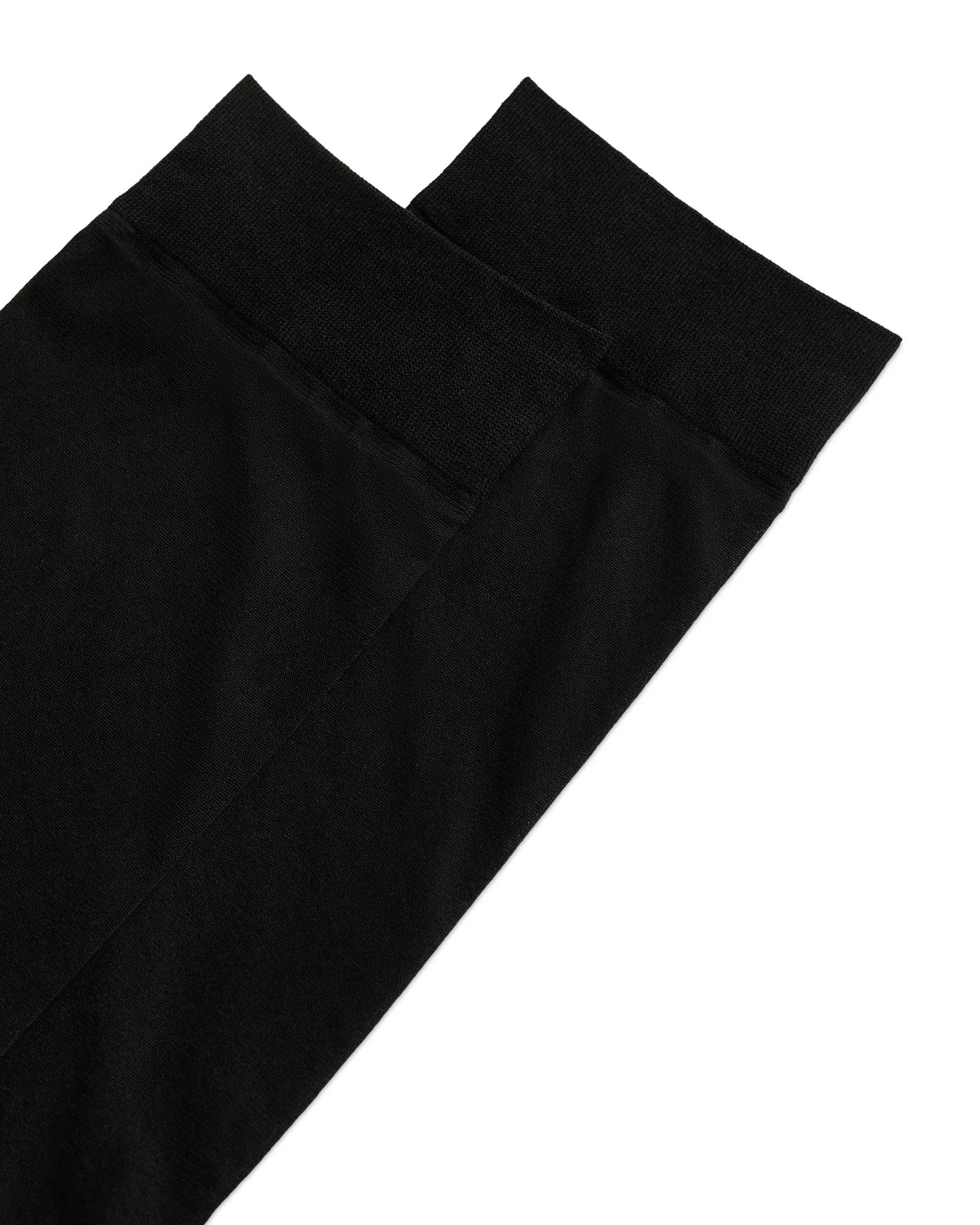 ECCO Women's Light Ankle-cut 2-pack Stocking Socks - Black - Detail-2