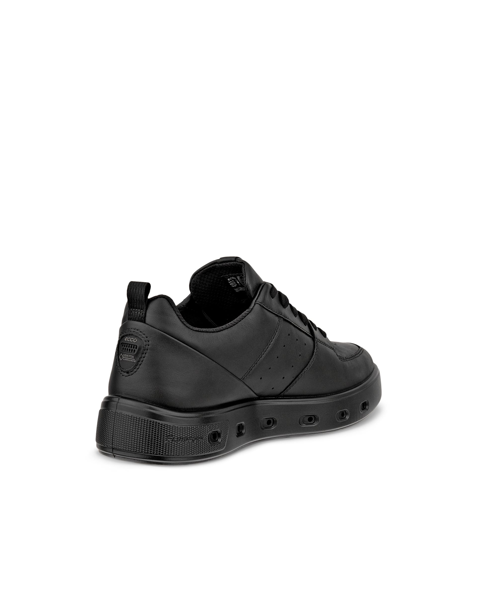 ECCO® Street 720 Skinnsneaker med Gore-Tex dam - Svart - Back