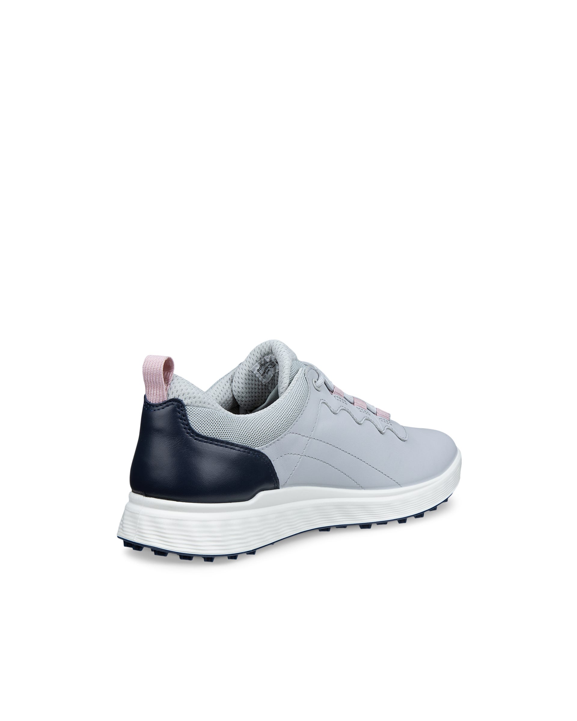 Women's ECCO® Golf S-Casual Leather Waterproof Golf Shoe - Gray - Outside