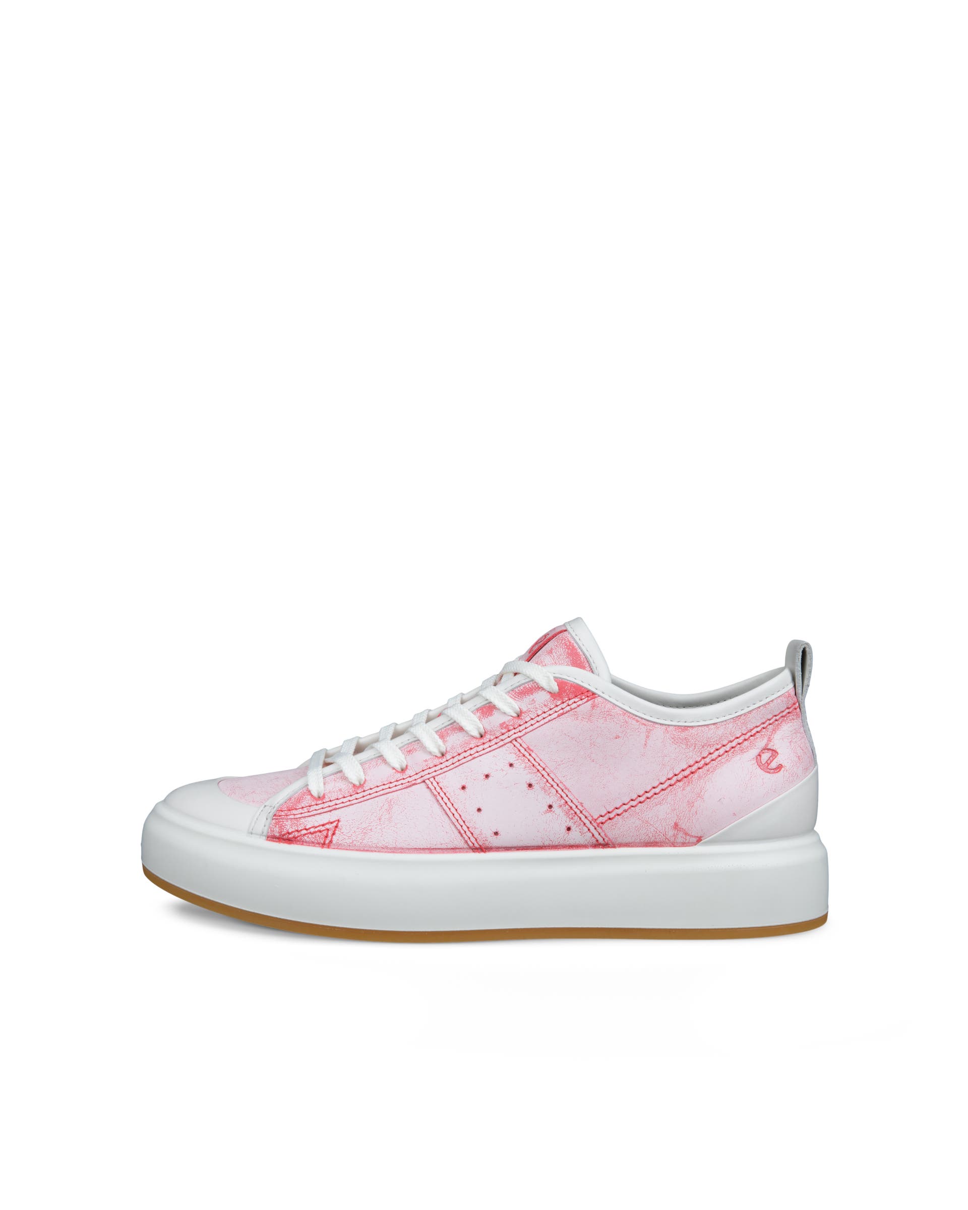 ECCO STREET ACE WOMENS ウィメンズ レザースニーカー | レッド