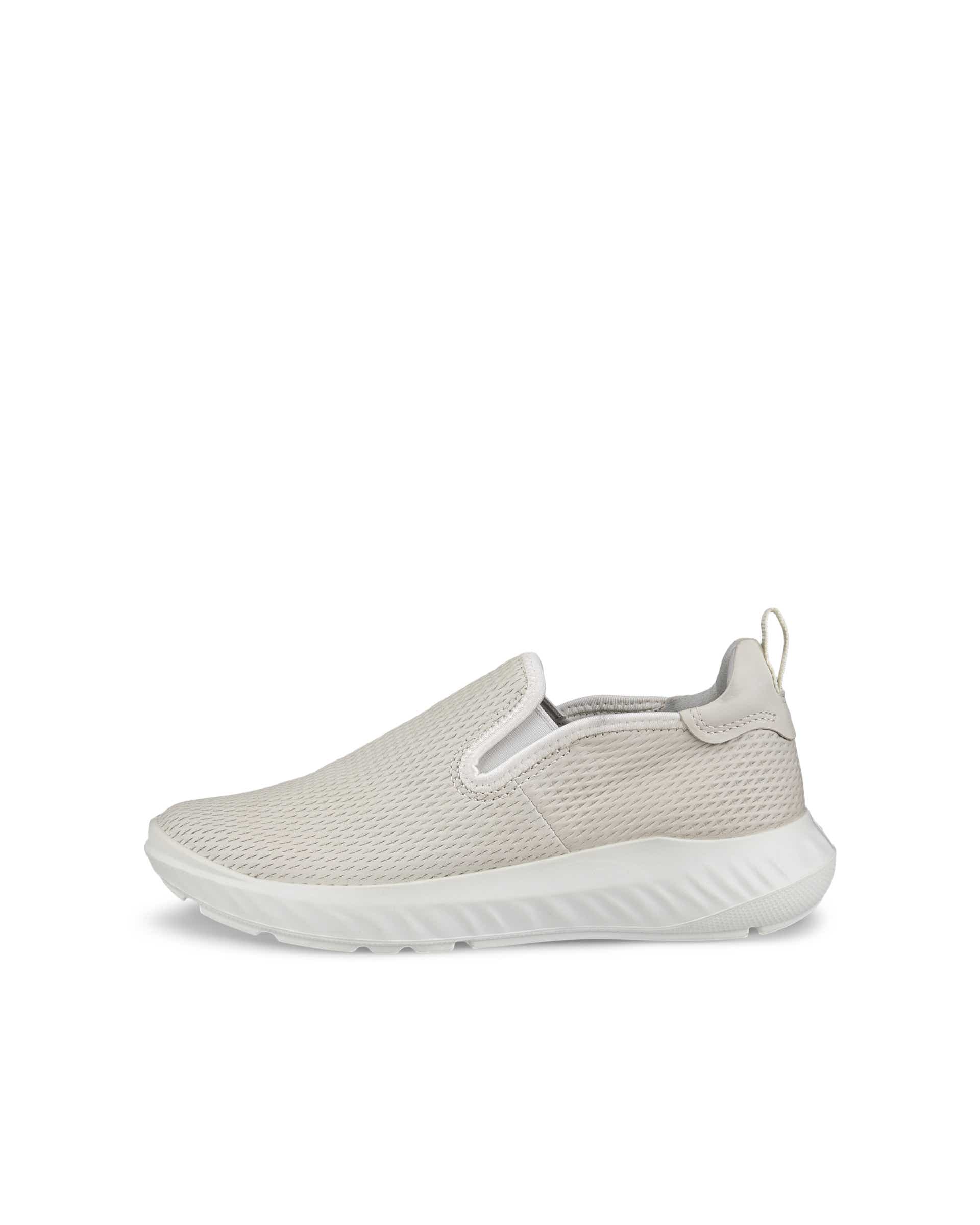 ECCO ATH 1F ウィメンズ レザースリッポンスニーカー - ホワイト - Outside