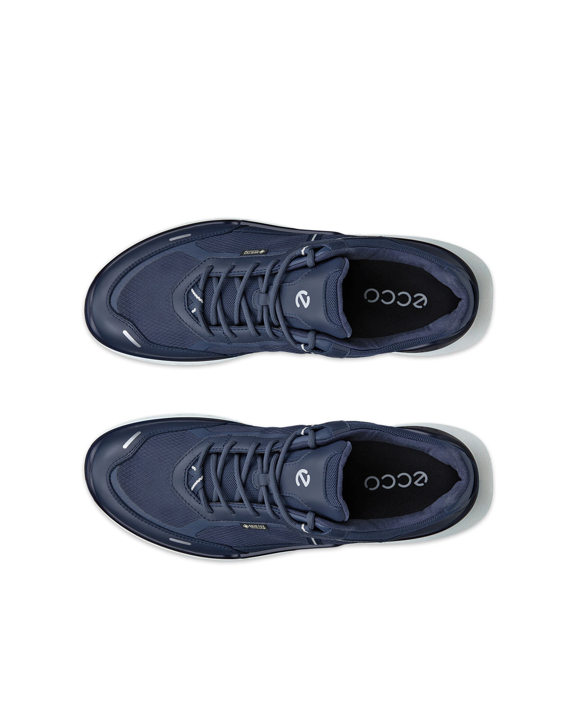 Men's ECCO® Biom 720 Leather Gore-Tex Sneaker - Blue - Outside