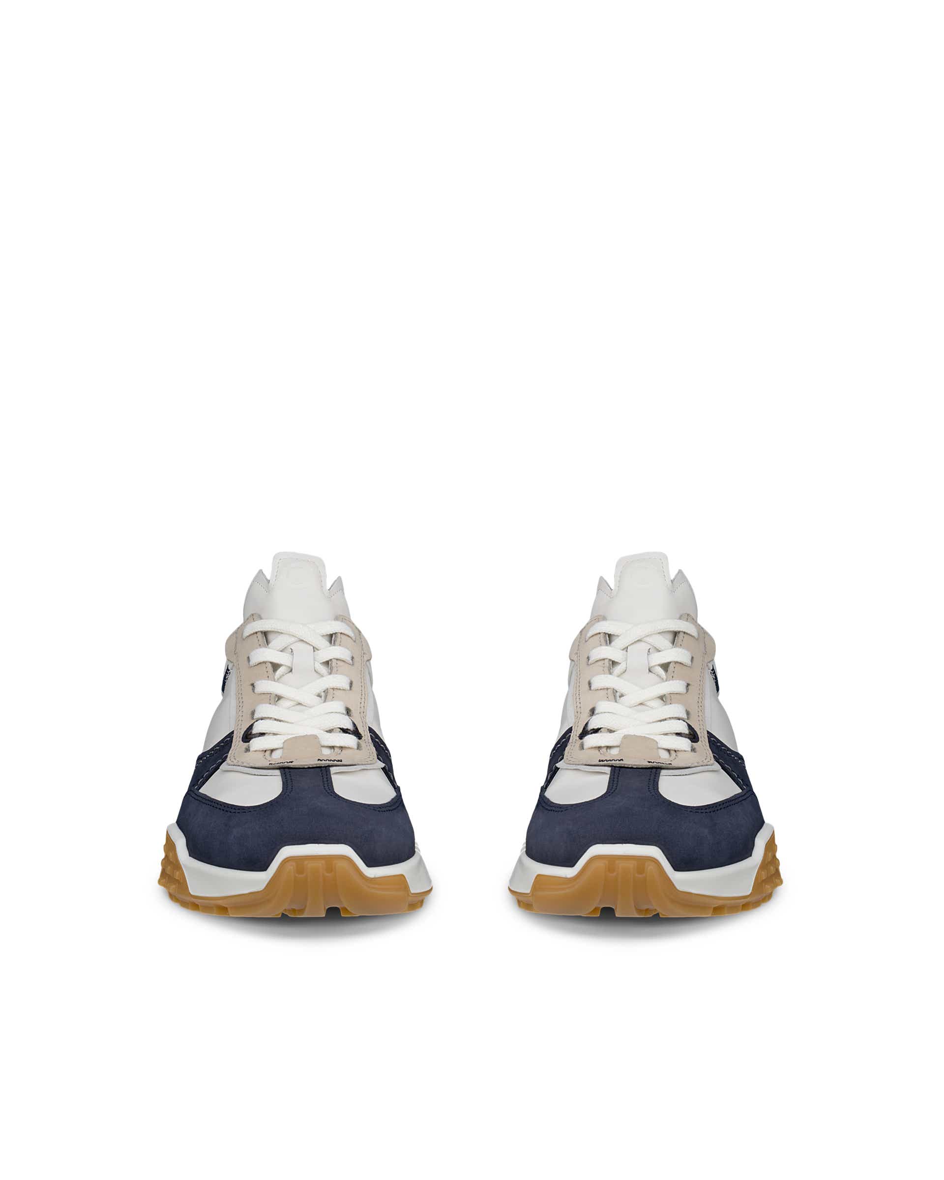 Miesten ECCO® Retro Sneaker nahka tennari - Monivärinen - Front pair