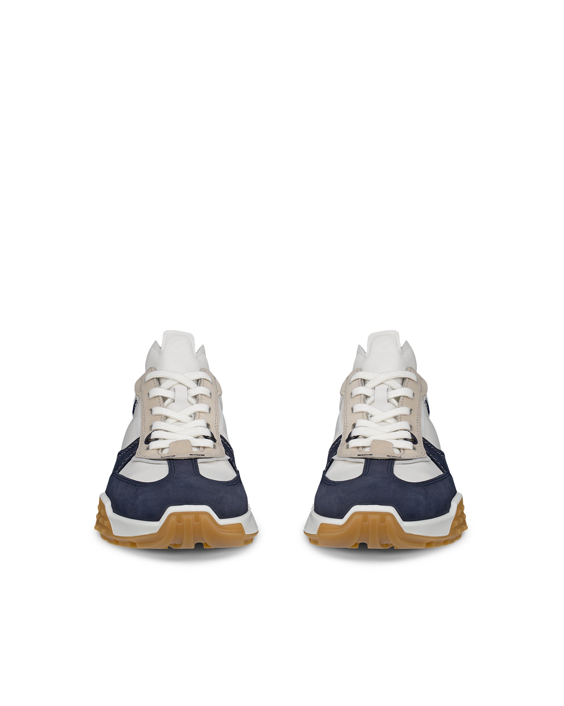 ECCO® Retro Sneaker muške kožne tenisice - Šarena - Front pair