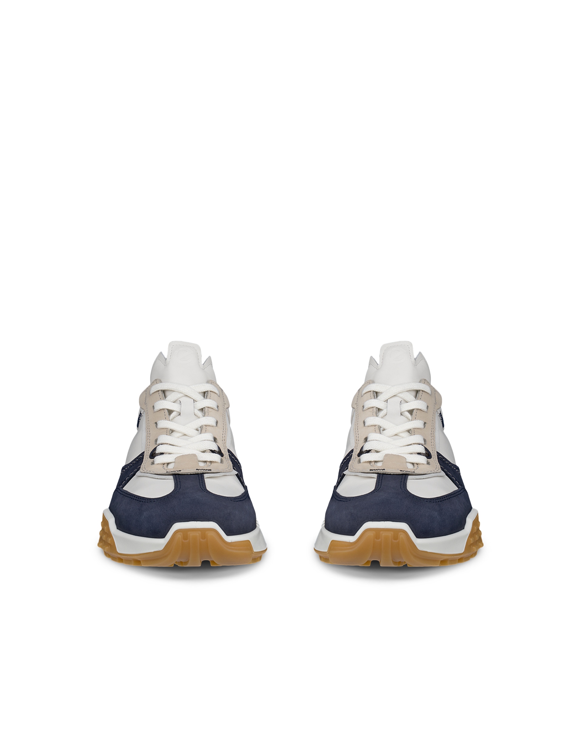 Moški usnjeni ležerni čevlji ECCO® Retro Sneaker - Večbarvna - Front pair