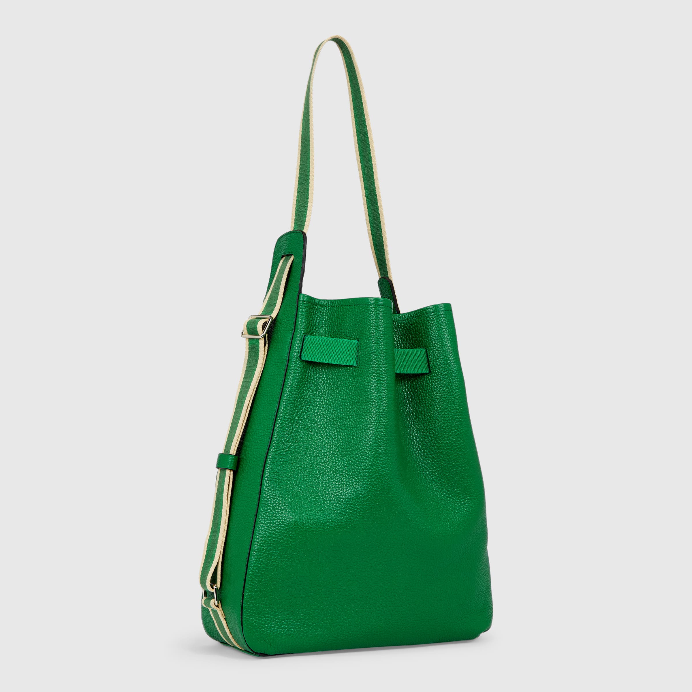 ECCO® Sail Leather Compact Shoulder Bag - Green - Back