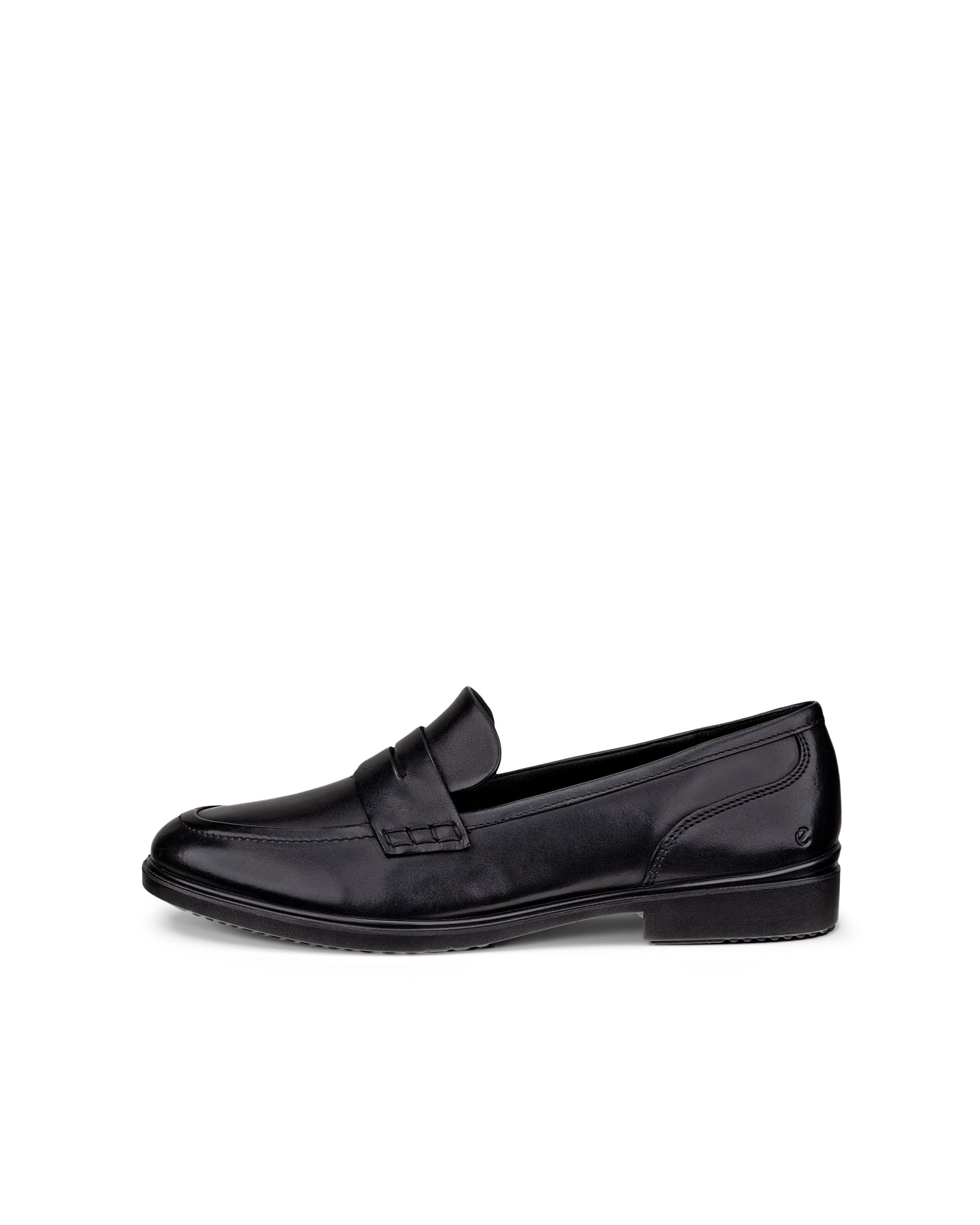ECCO® DRESS CLASSIC 15 mocassins en cuir pour femme - Noir - Outside