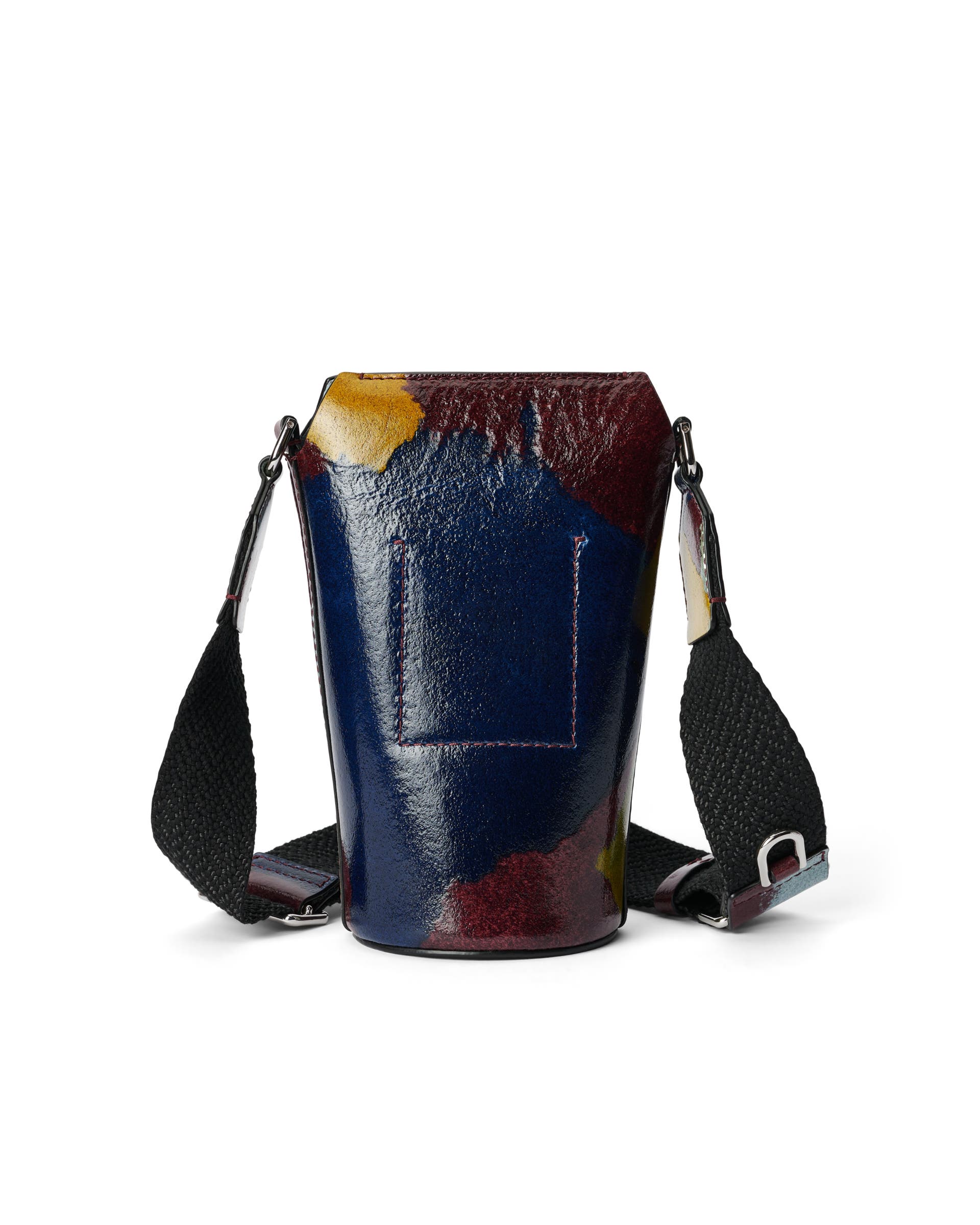 ECCO Pot Camo レザークロスボディバッグ - マルチカラー - Back