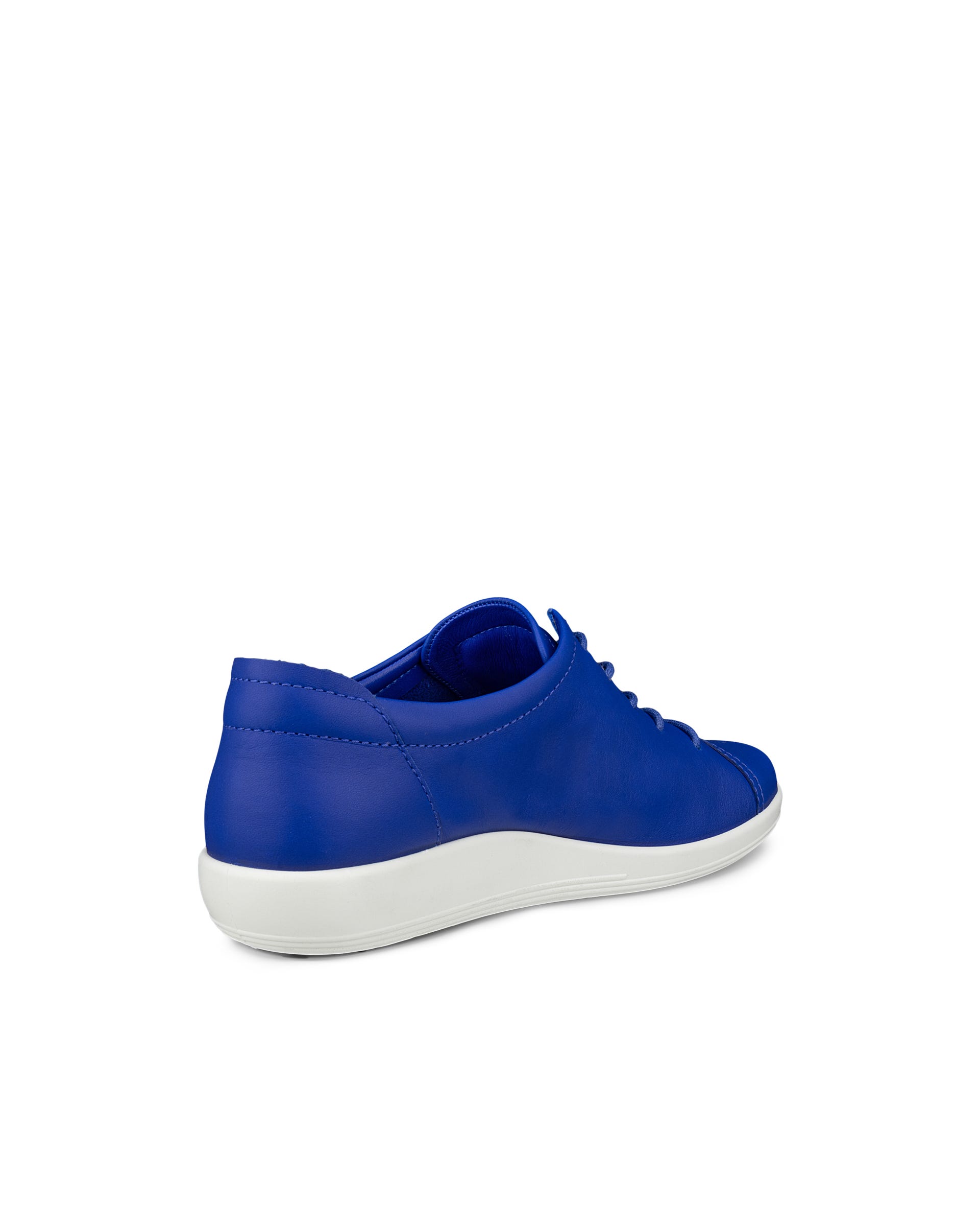 ECCO® Soft 2.0 Dames leren wandelschoen - Blauw - Back