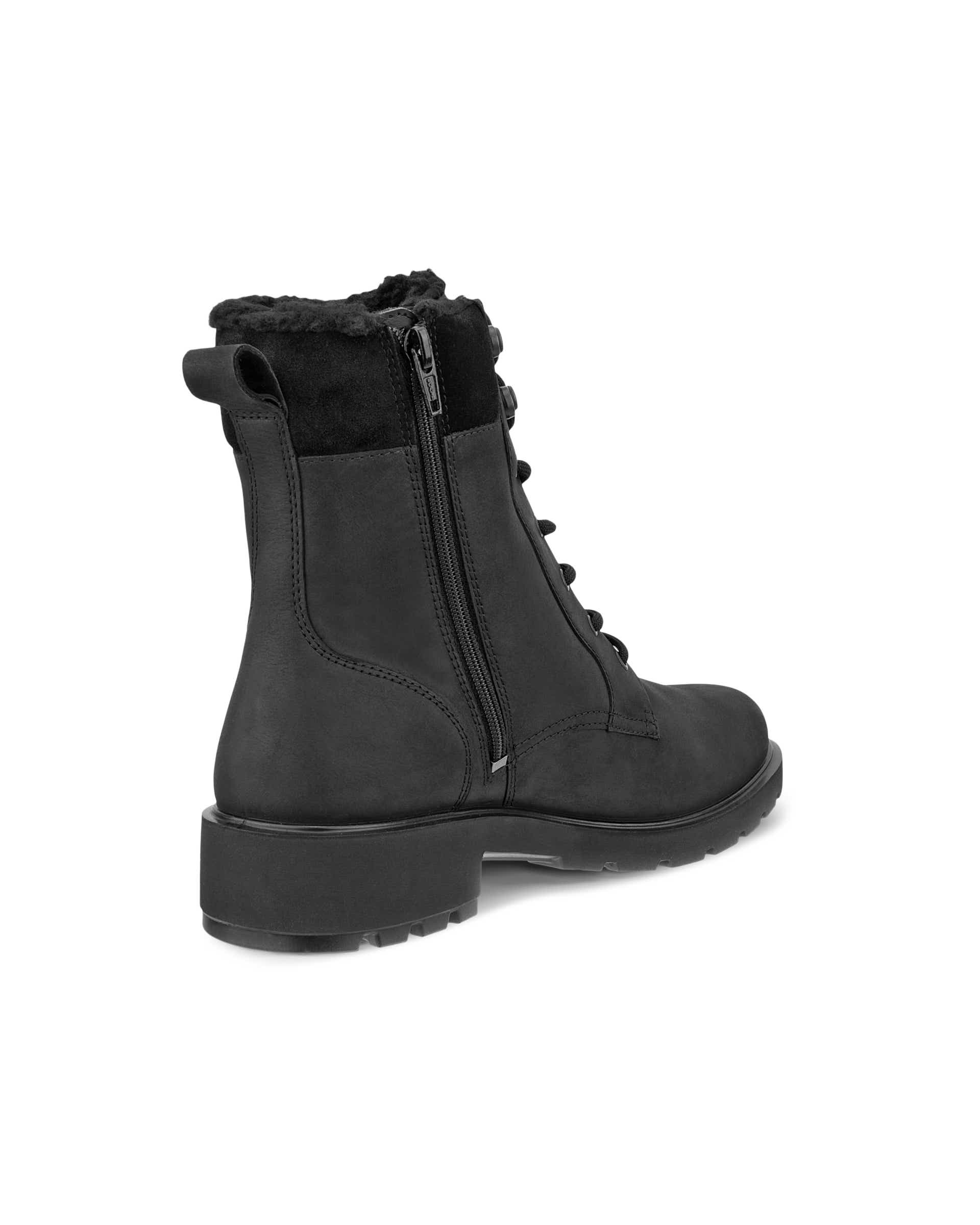 ECCO® METROPOLE VIENNA Damen Winterstiefel aus Nubukleder - Schwarz - Back
