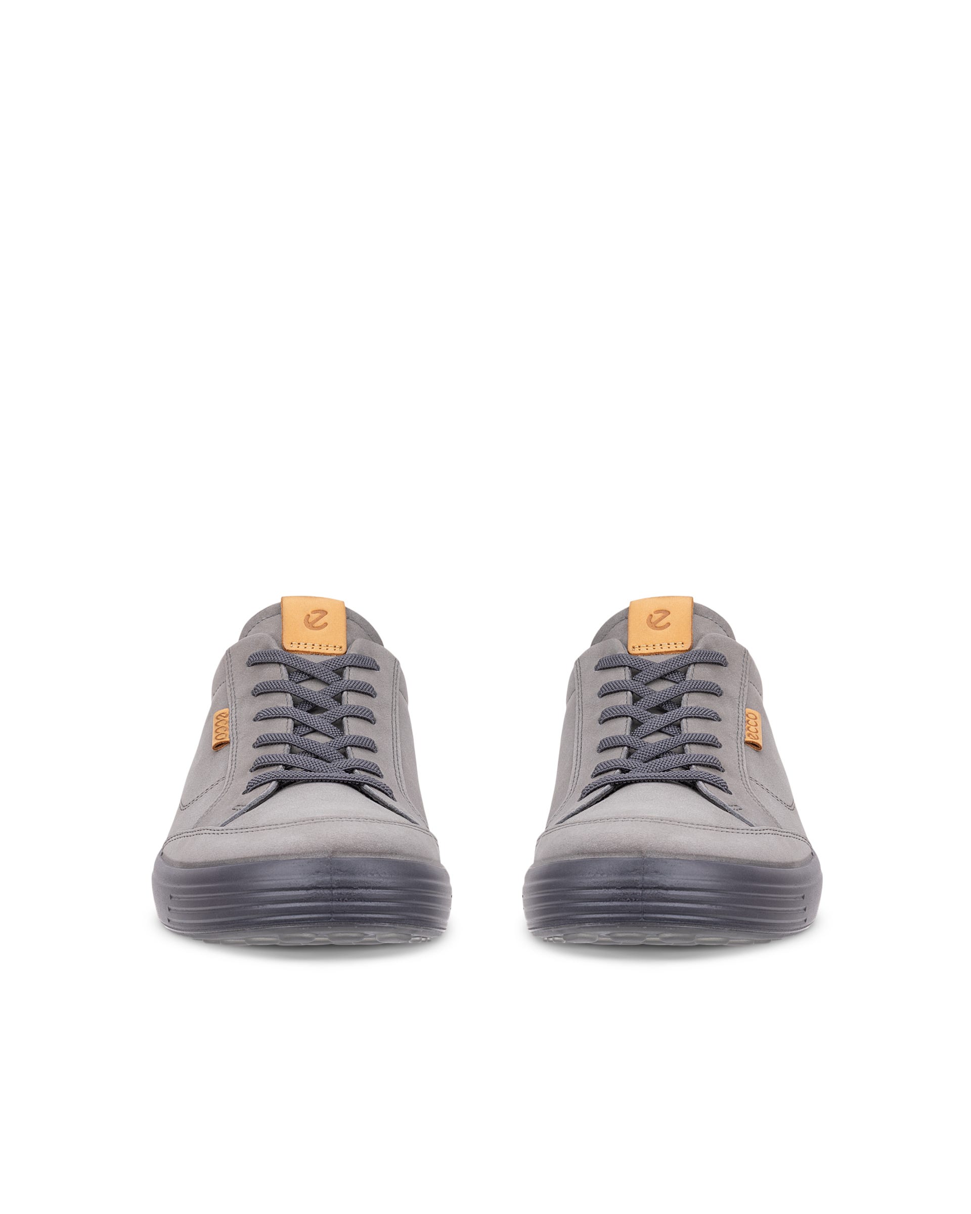 Miesten ECCO® SOFT 7 nupukki tennari - Harmaa - Front pair