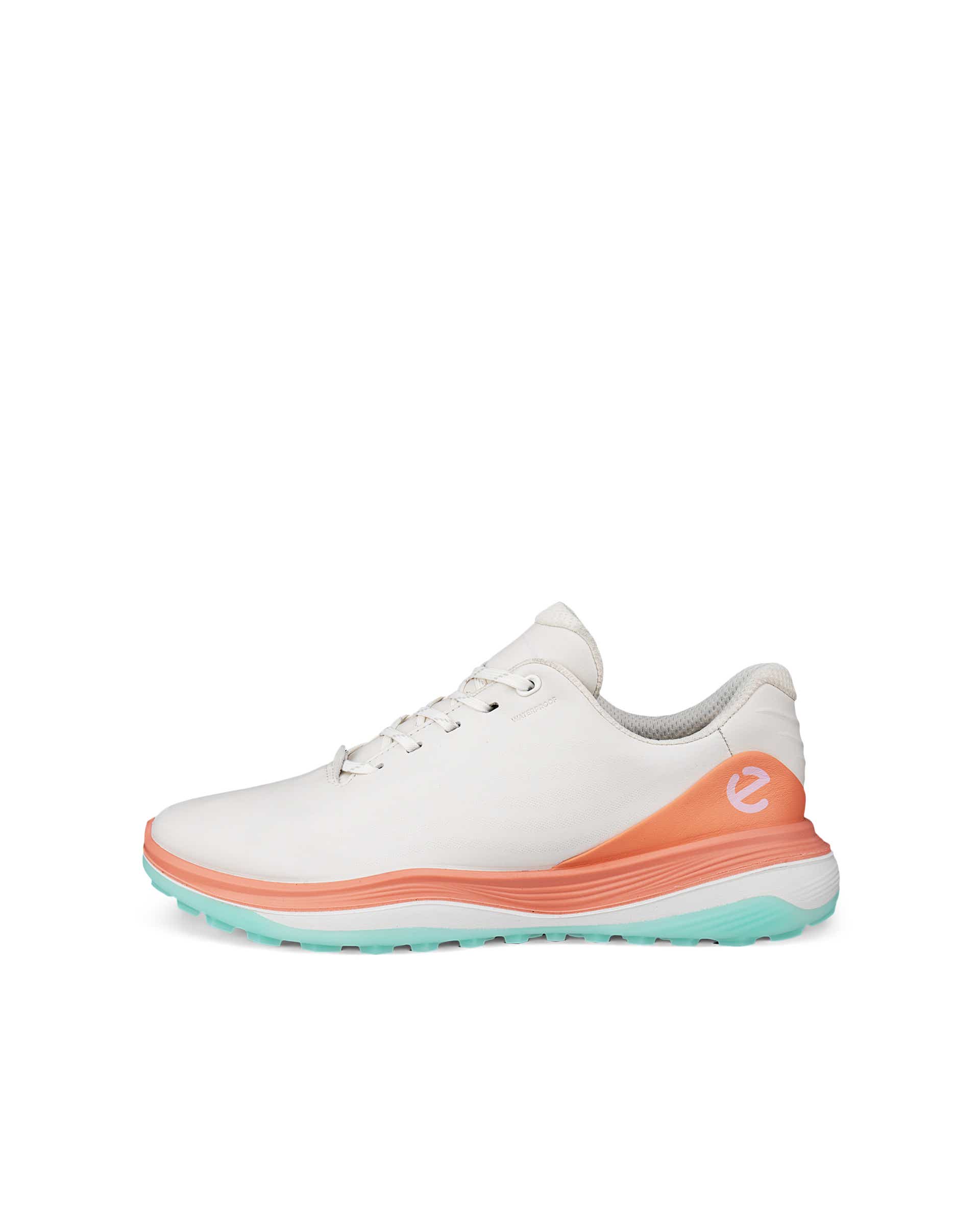ECCO LT1 GOLF LACE Women  ウィメンズ レザーウォータープルーフゴルフシューズ - ホワイト - Outside