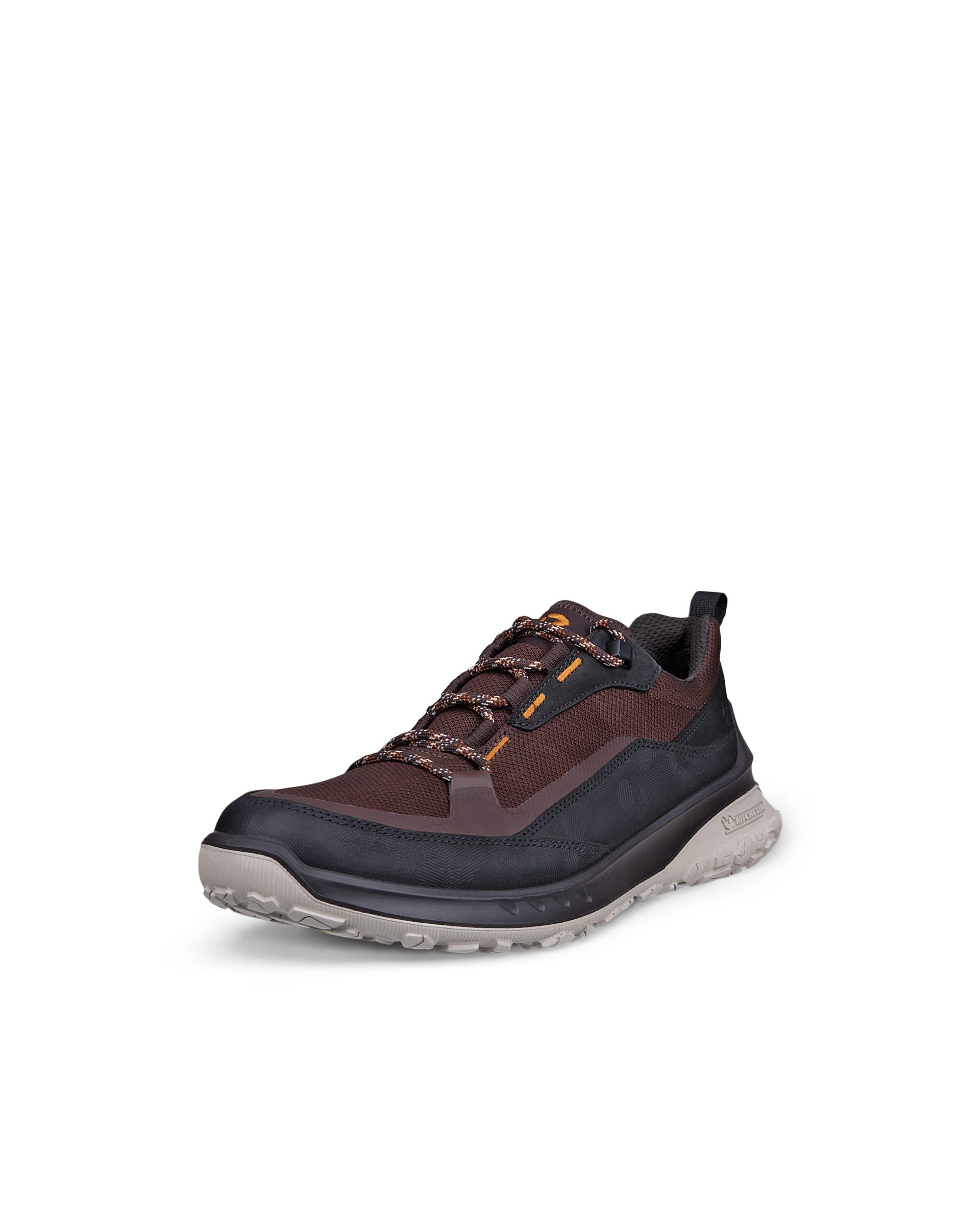 Men's ECCO® ULT-TRN Nubuck Waterproof Hiking Shoe - Brown - Main