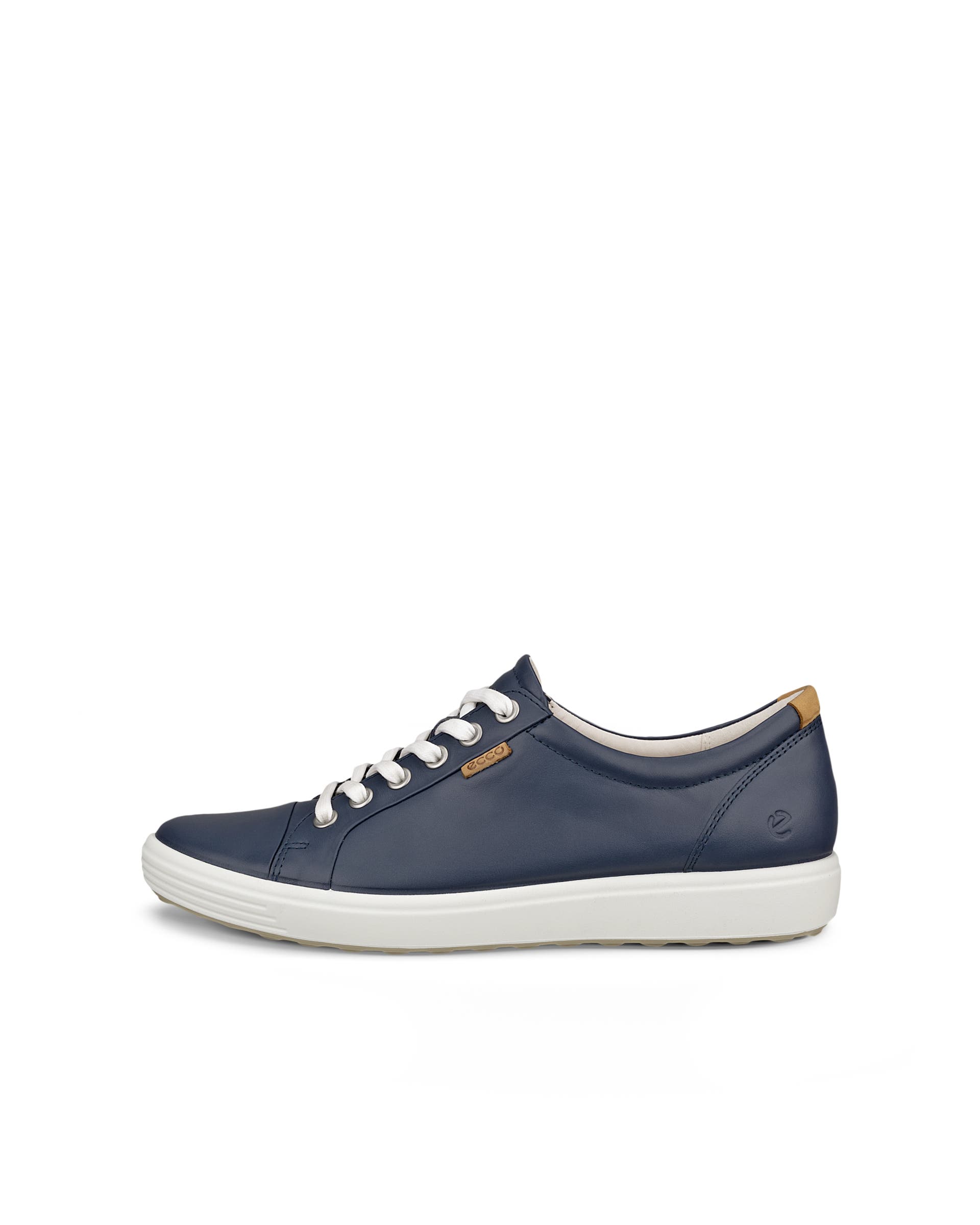 ECCO® Soft 7 Skinnsneaker dam - Blå - Outside