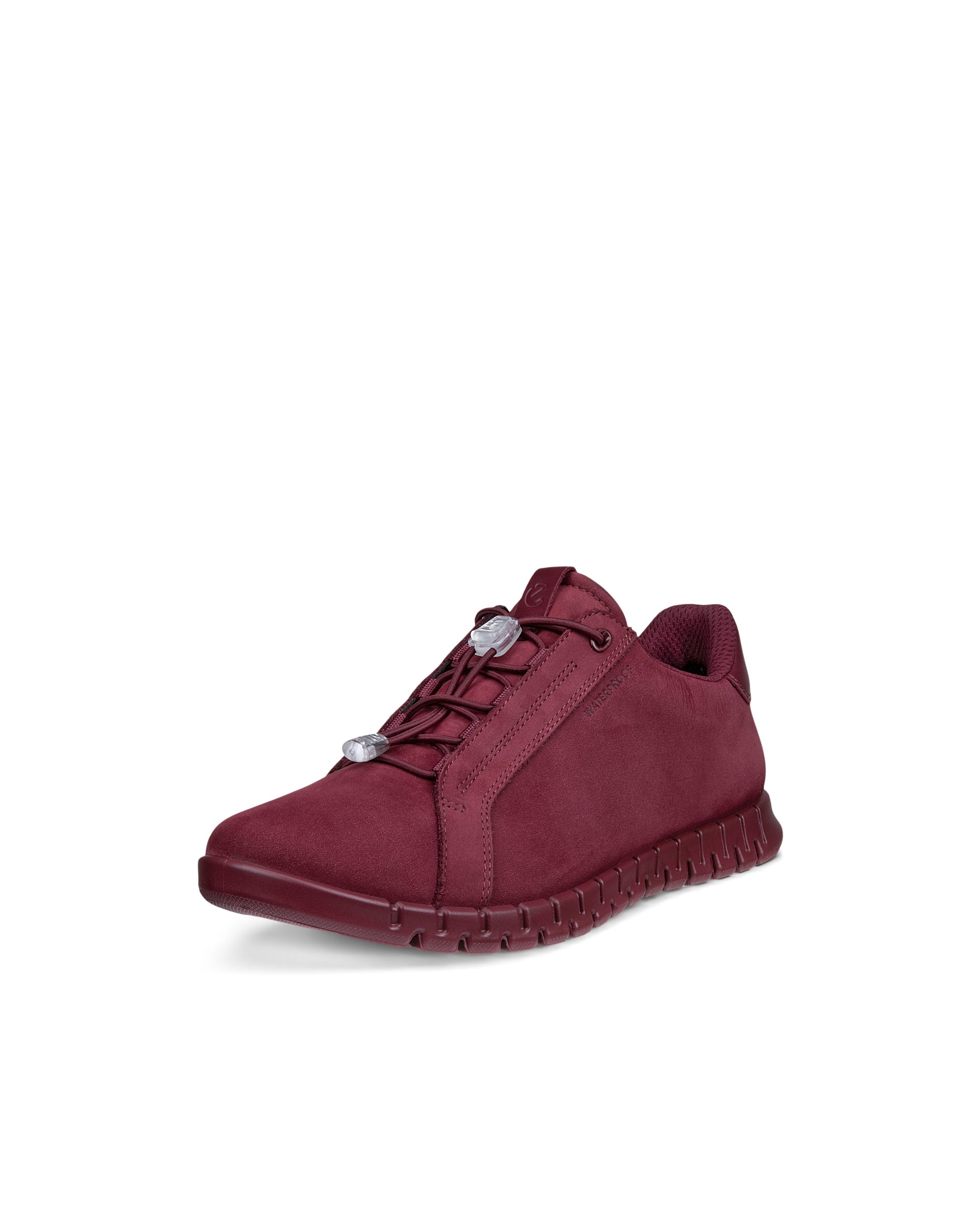 Women's ECCO® GRUUV LITE Nubuck Sneaker - Red - Main