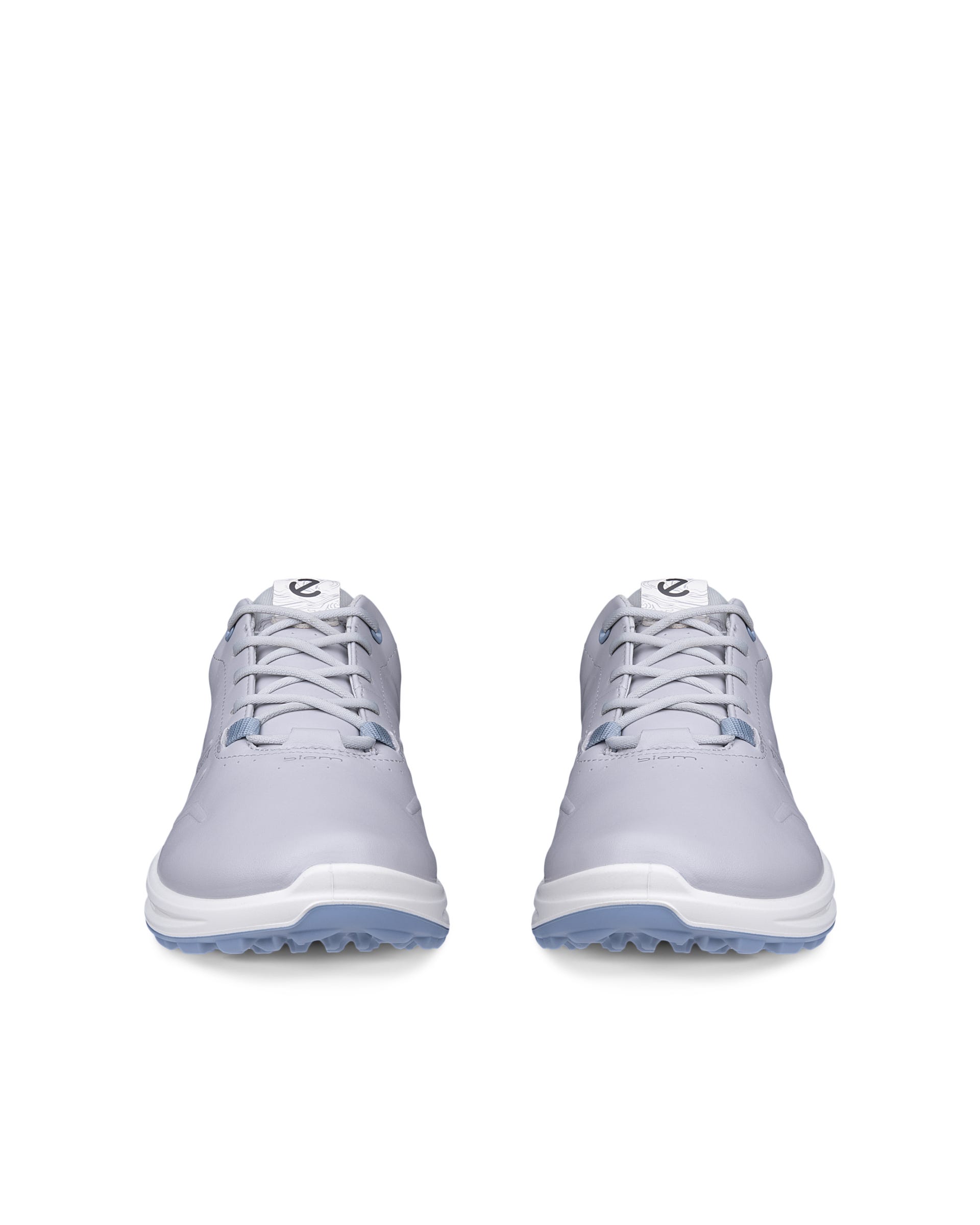 Women's ECCO® Golf Biom H6 Leather Waterproof Golf Shoe - Gray - Outside