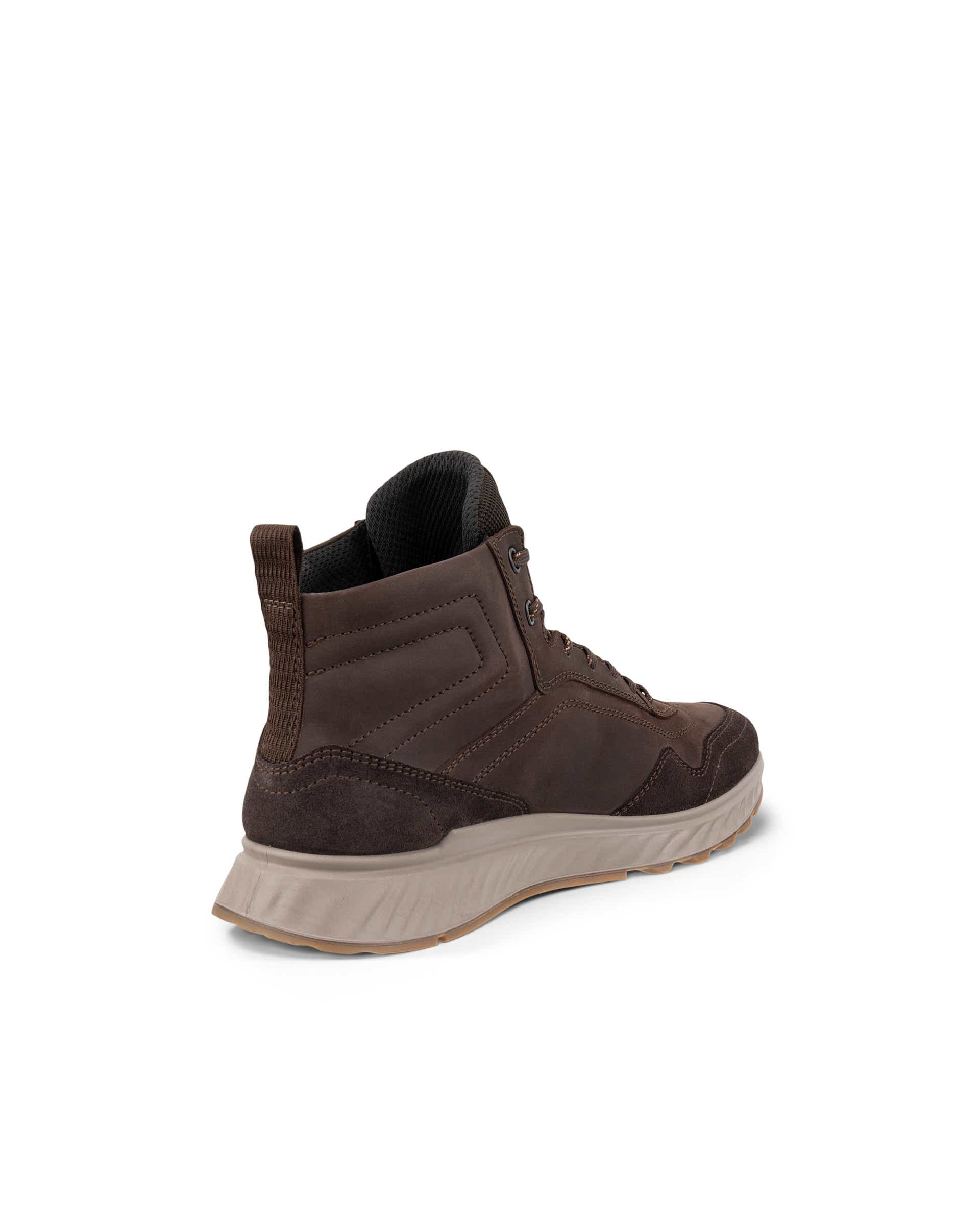 Men's ECCO® EXOSTRIDE Nubuck Gore-Tex Ankle Boot - Brown - Back