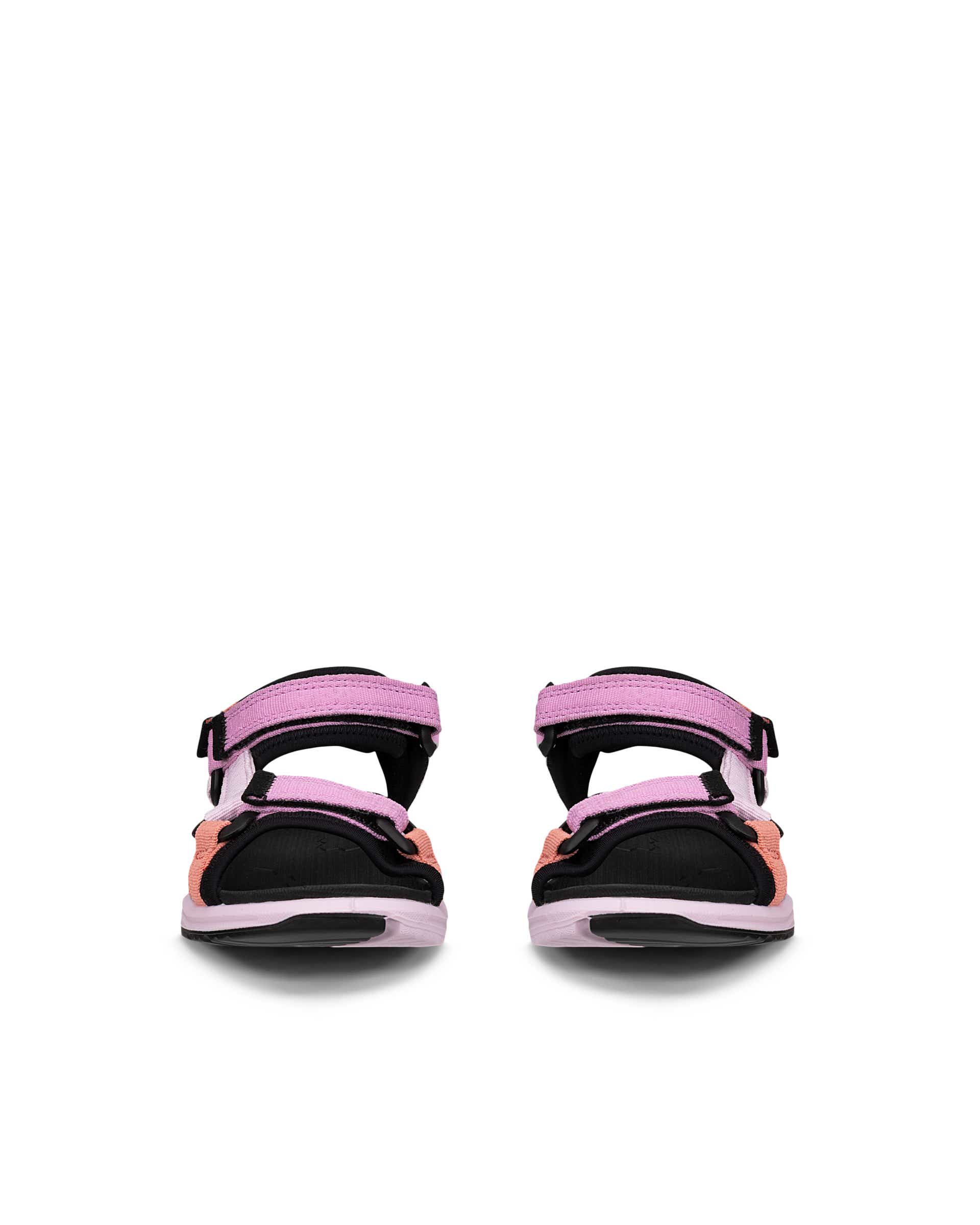 Dziecięce tekstylne sandały ECCO® X-TRINSIC - Różowy - Front pair