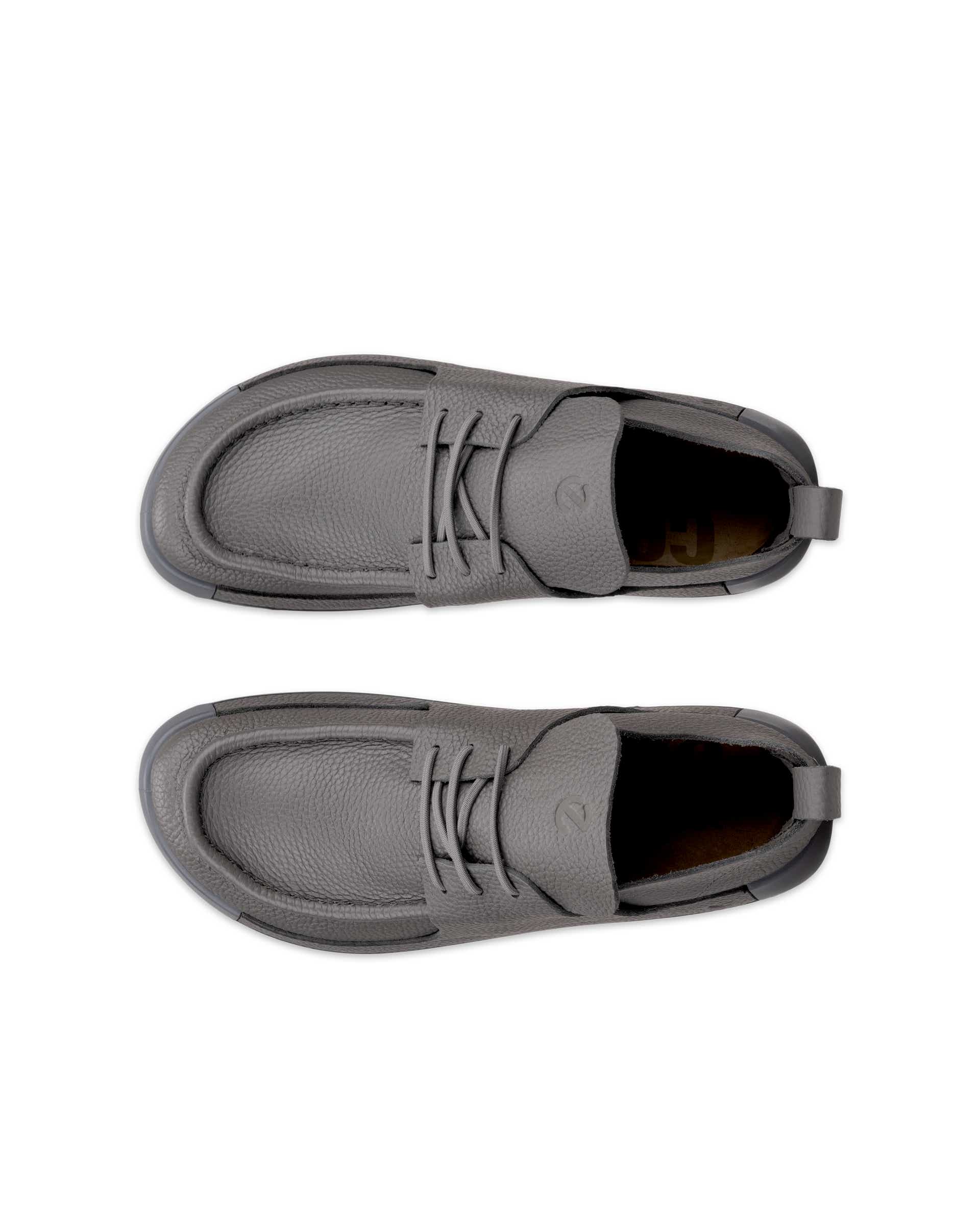 ECCO® Cozmo Shoe Herren Schuh aus Leder - Grau - Top left pair