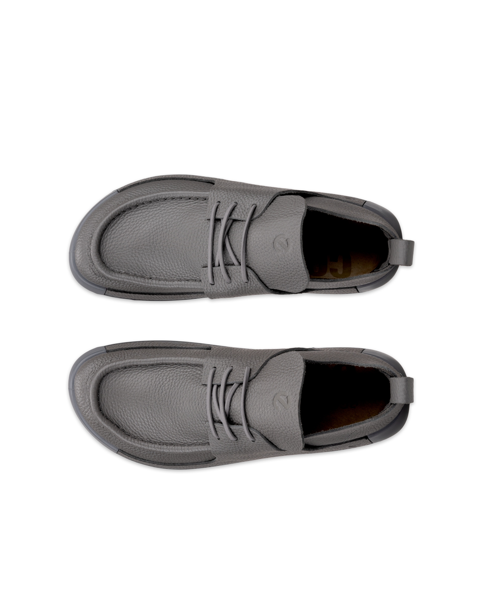 ECCO® Cozmo Shoe Herren Schuh aus Leder - Grau - Top left pair