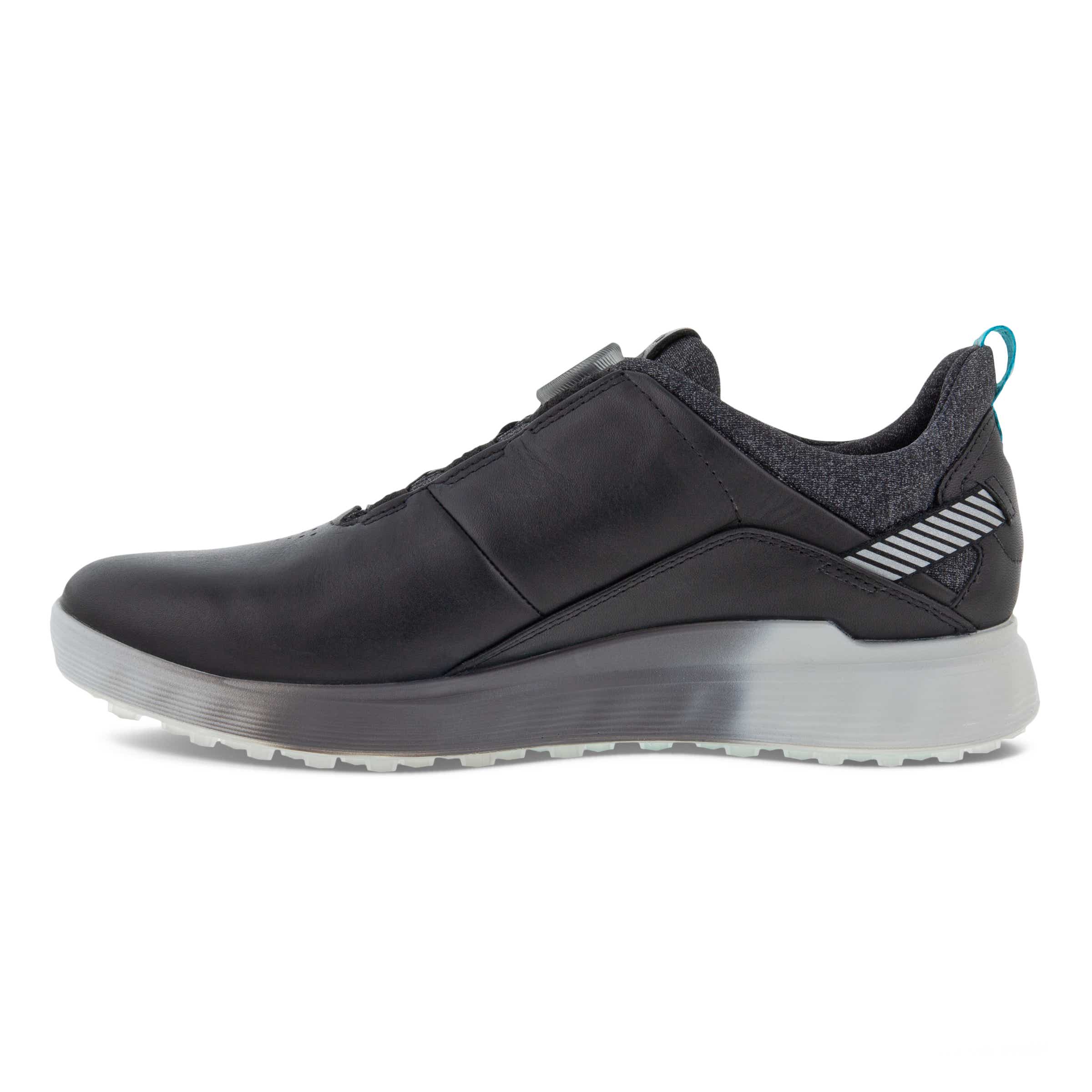 ECCO Golf S-three Men's Golf Shoe | Black