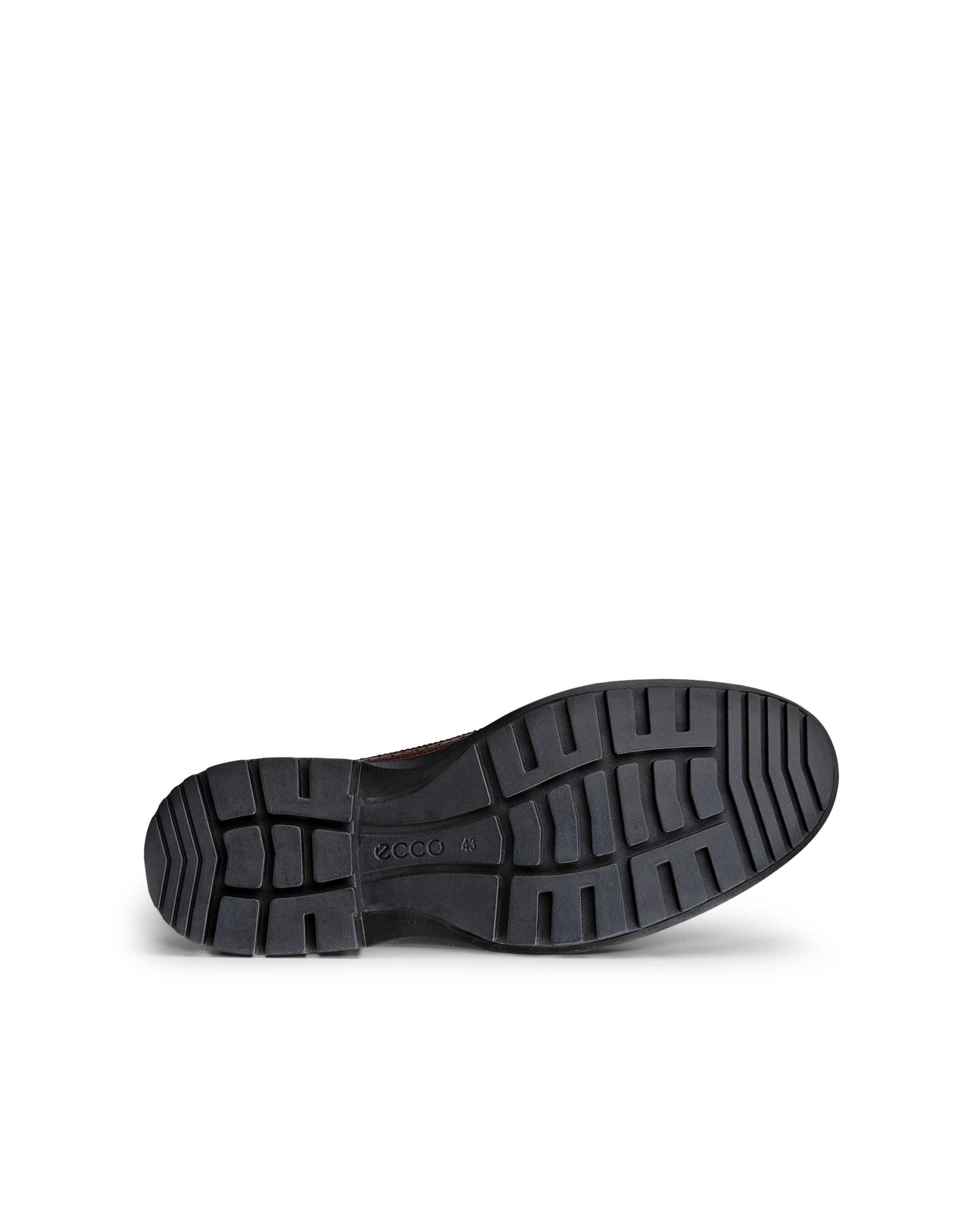 ECCO Metropole Oslo メンズ レザーブローグシューズ - レッド - Sole