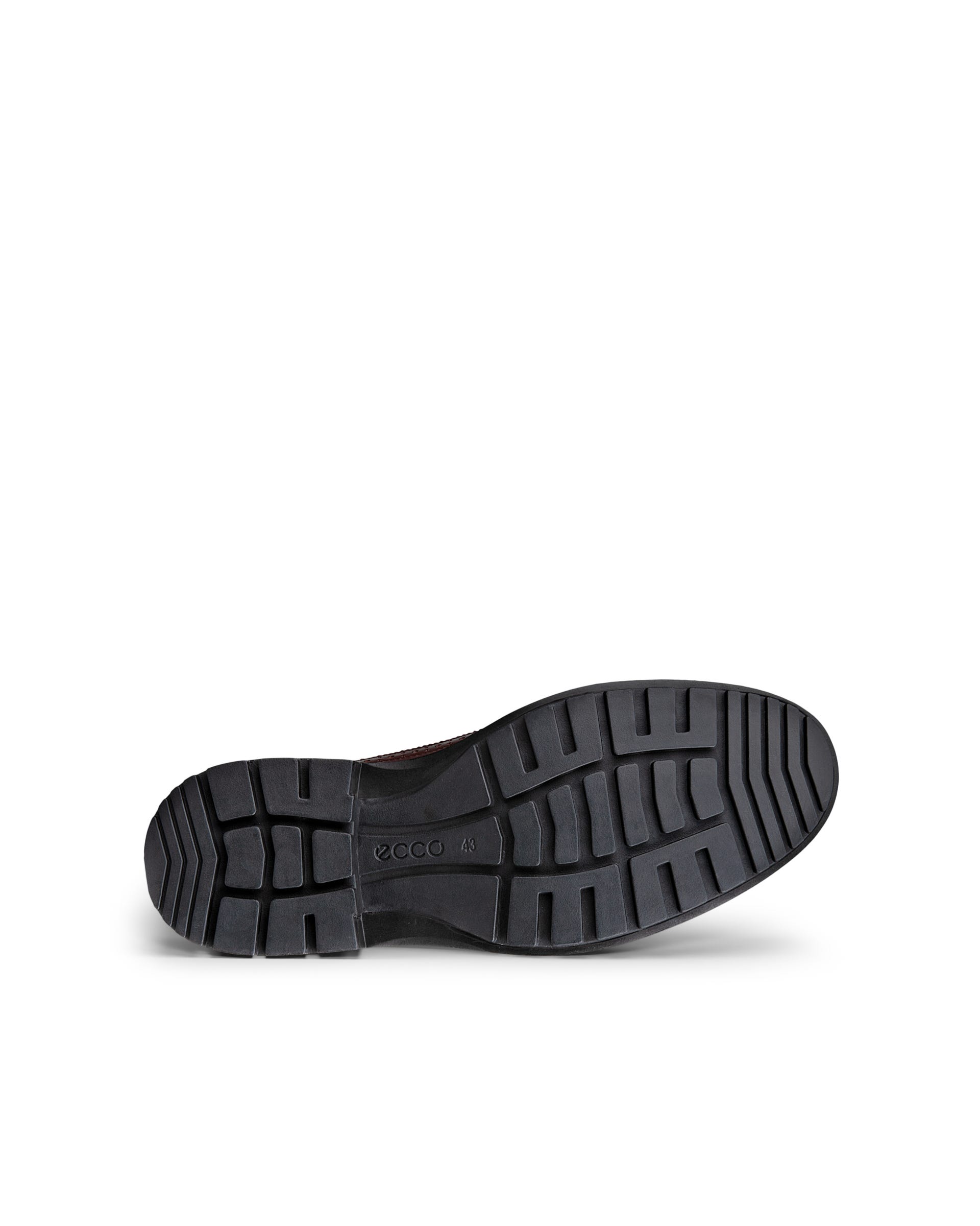 ECCO Metropole Oslo メンズ レザーブローグシューズ - レッド - Sole