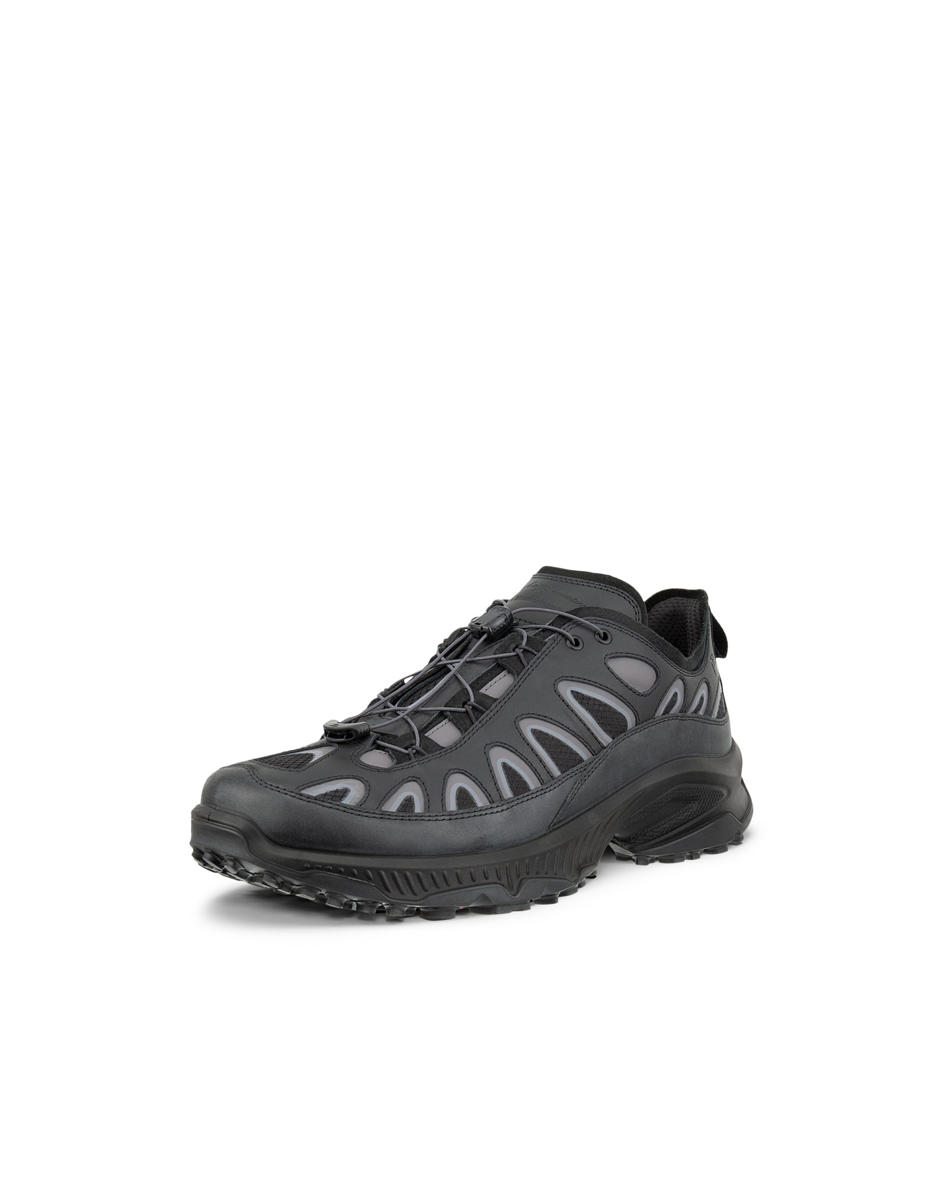 ECCO RECEPTOR XP MEN メンズ レザーシューズ - ブラック - Outside