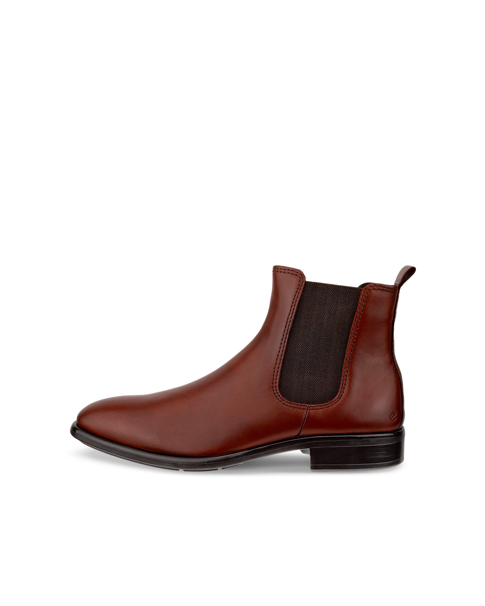 Men's ECCO® Citytray Leather Chelsea Boot - Brown - Outside