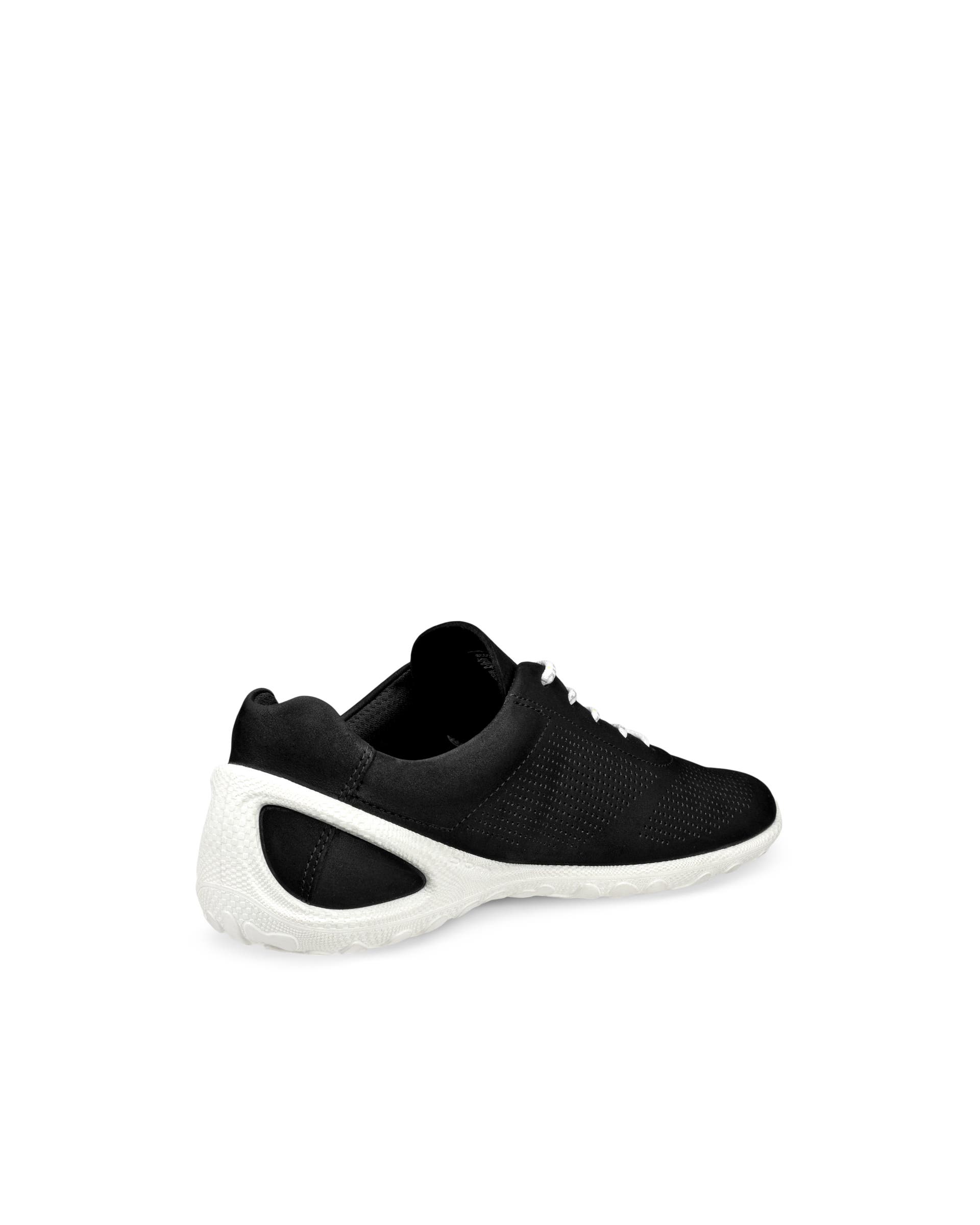 Women's ECCO® Nubuck Shoe - Black - Back