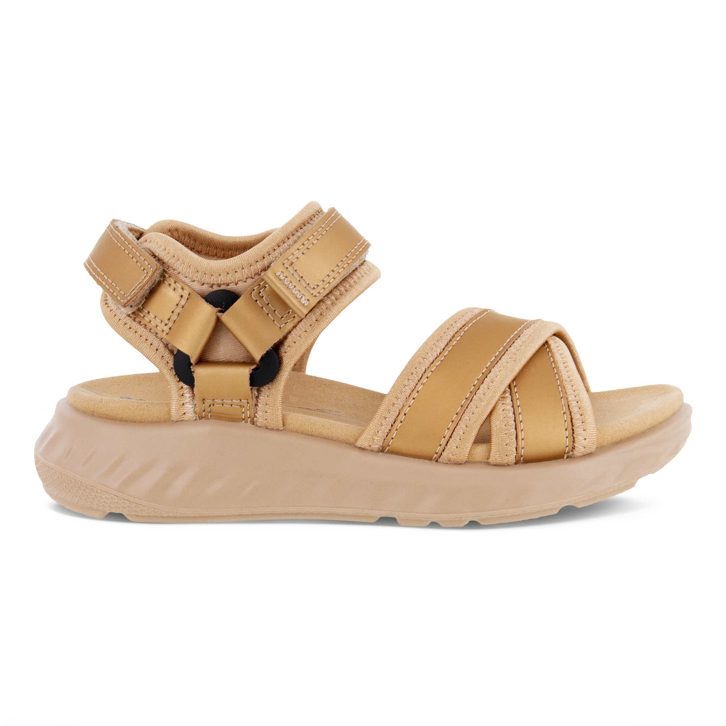 Kids' ECCO® SP.1 Lite Leather Sandal - Brown - Outside