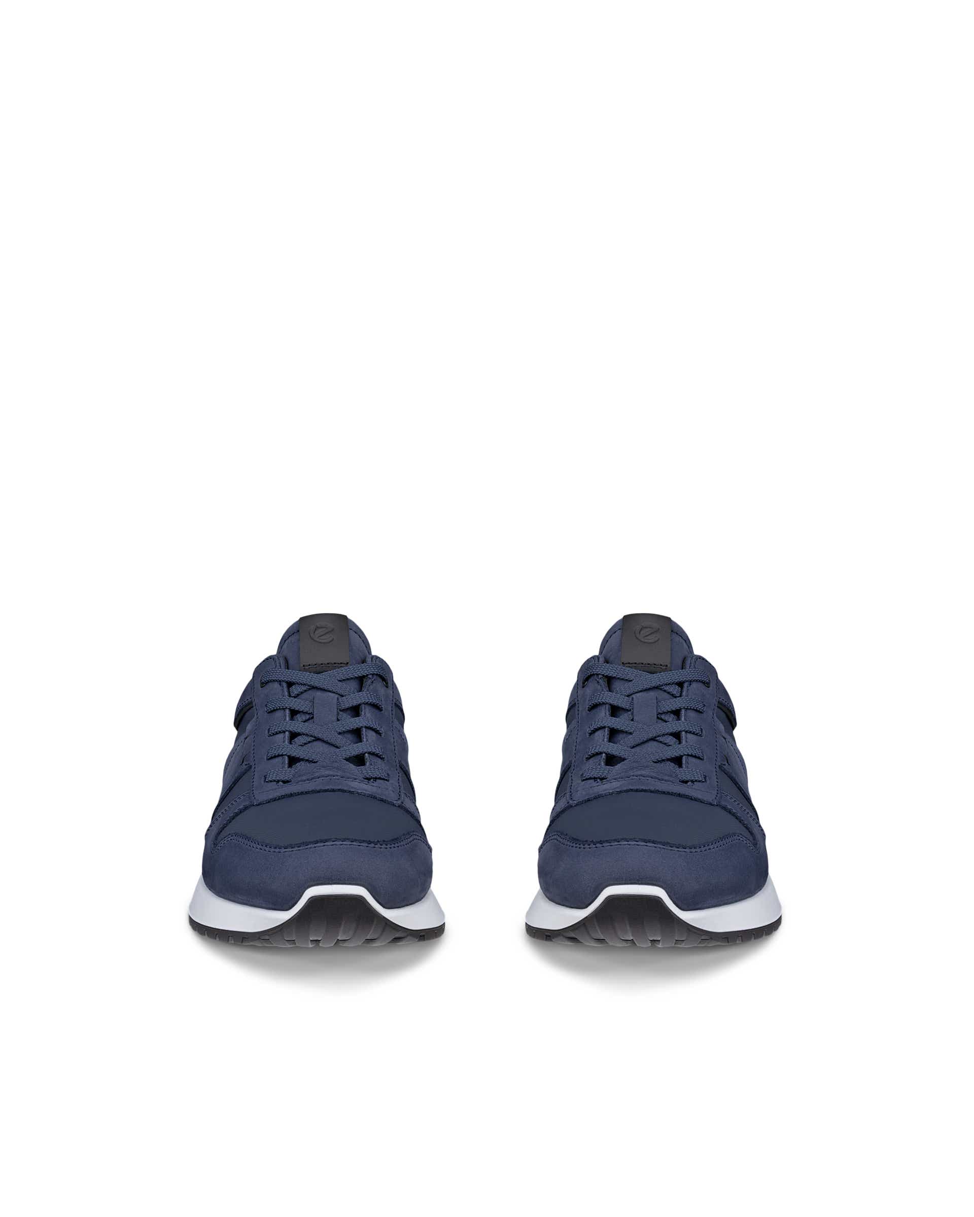 Men's ECCO® ASTIR NEO Leather Sneaker - Blue - Front pair