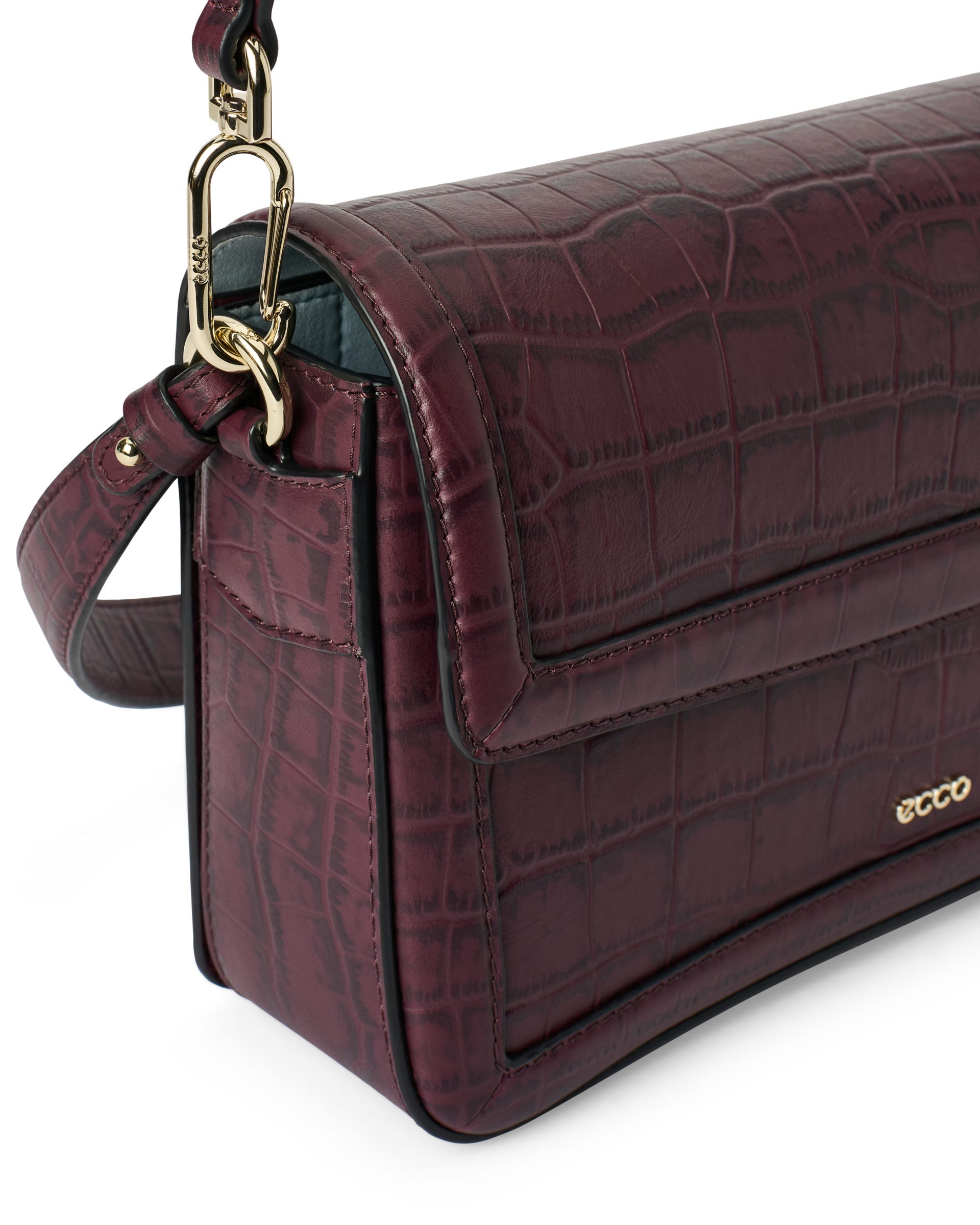 ECCO® PINCH BAG Damen Umhängetasche aus Leder - Lila - Main