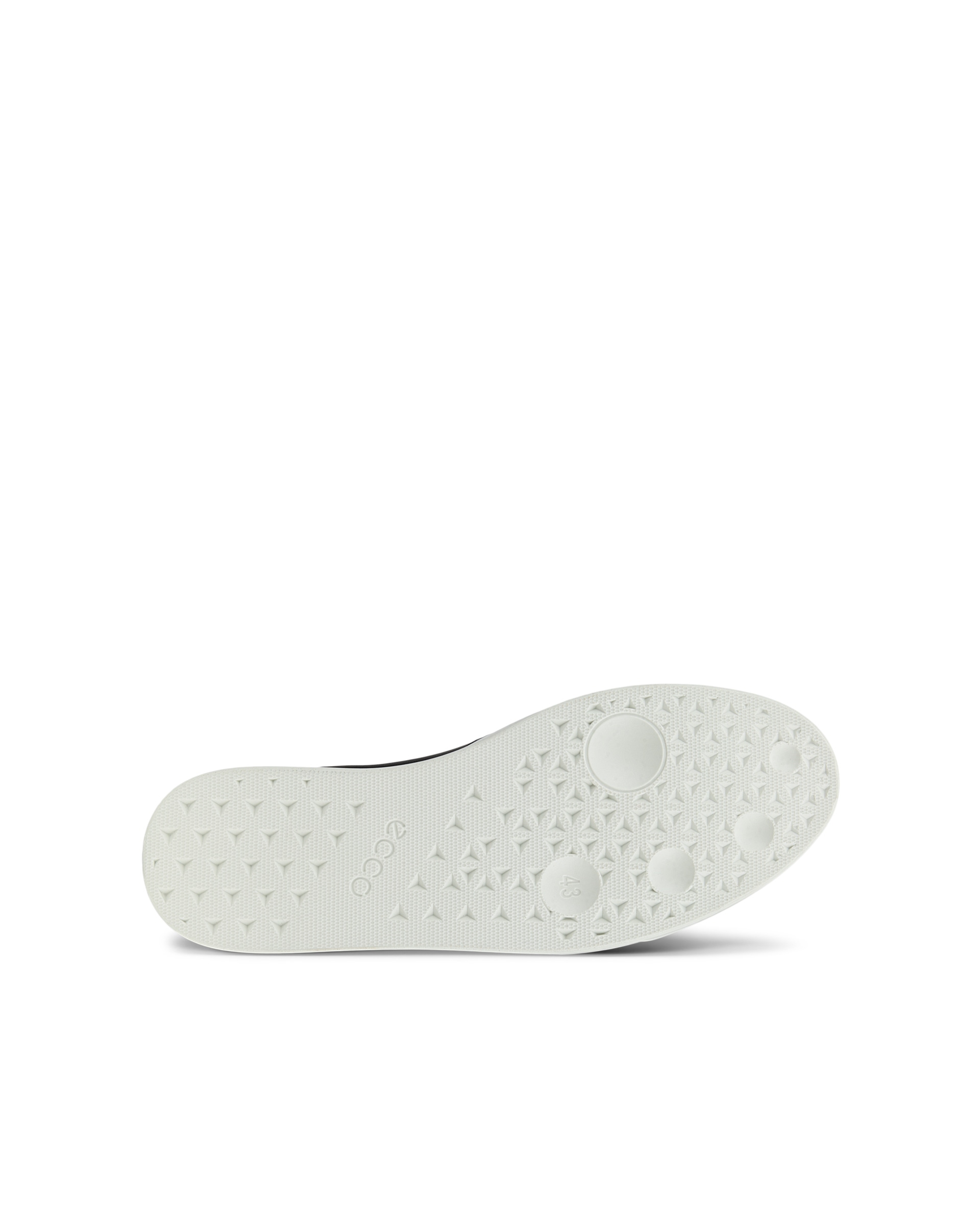 Men's ECCO® Street Lite Leather Slip-On Sneaker - Black - Sole