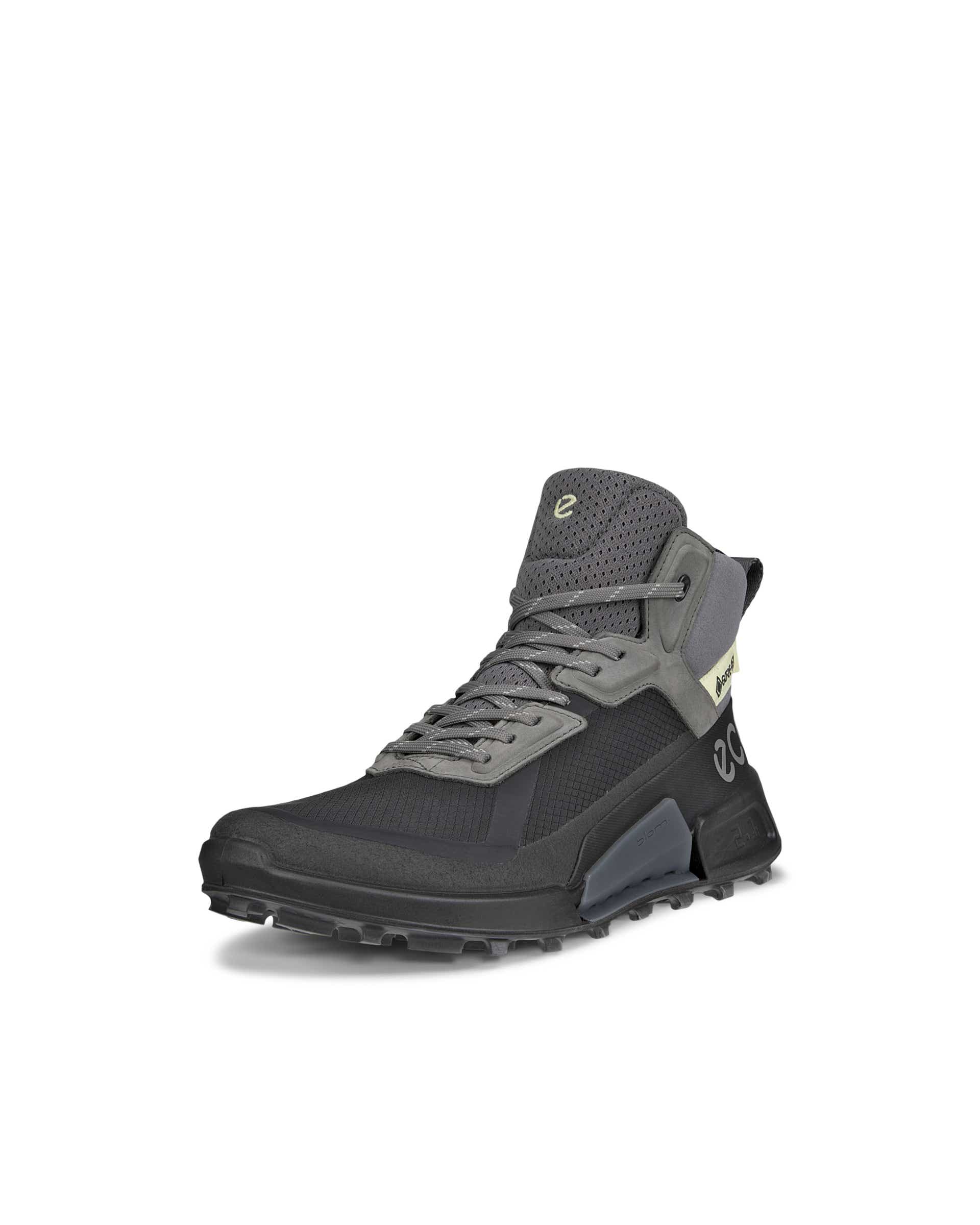 Women's ECCO® Biom 2.1 X Mountain Textile Gore-Tex High-Top Hiking Sneaker - Black - Main