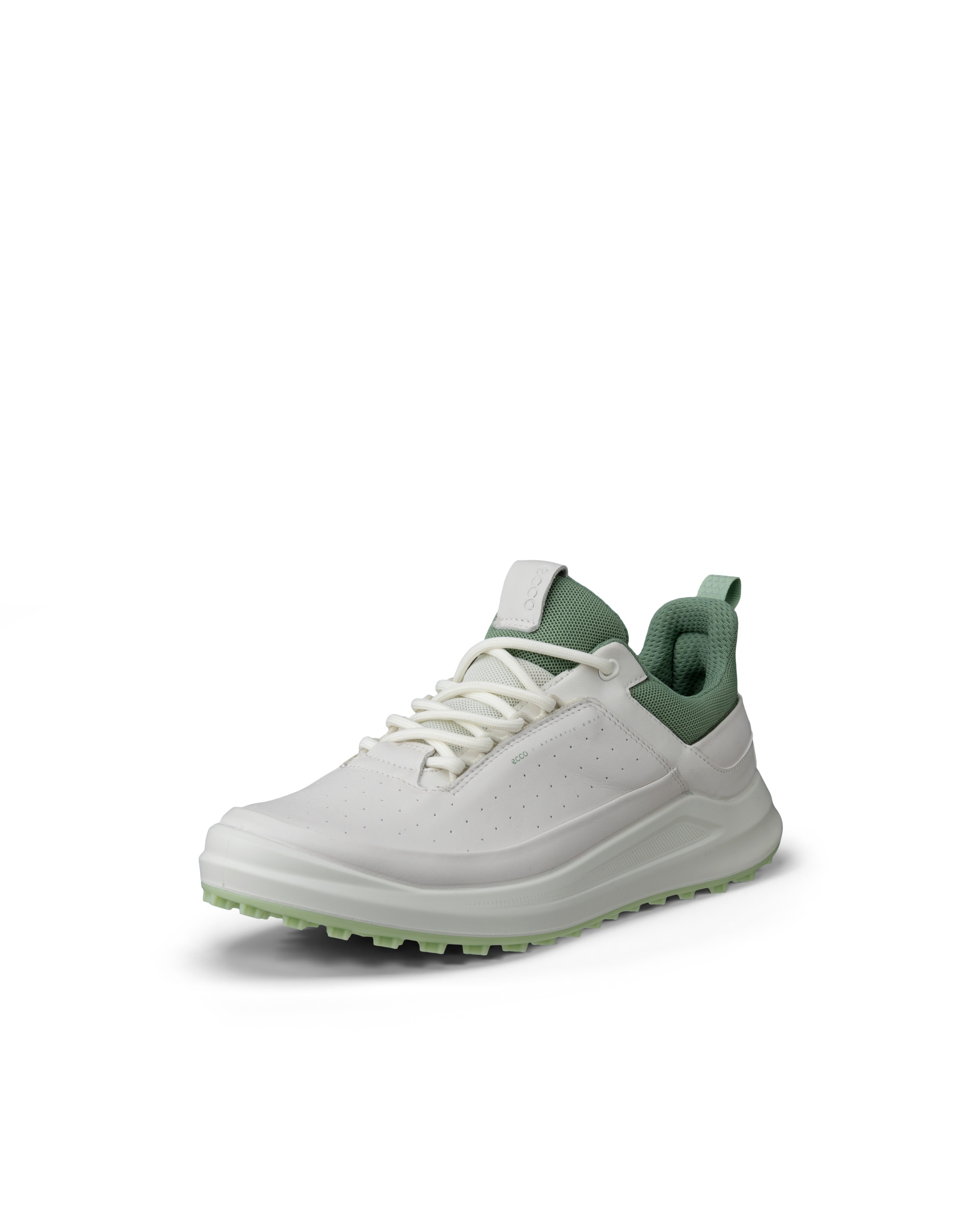 Women's ECCO® Golf Core Leather Waterproof Golf Shoe - White - Main