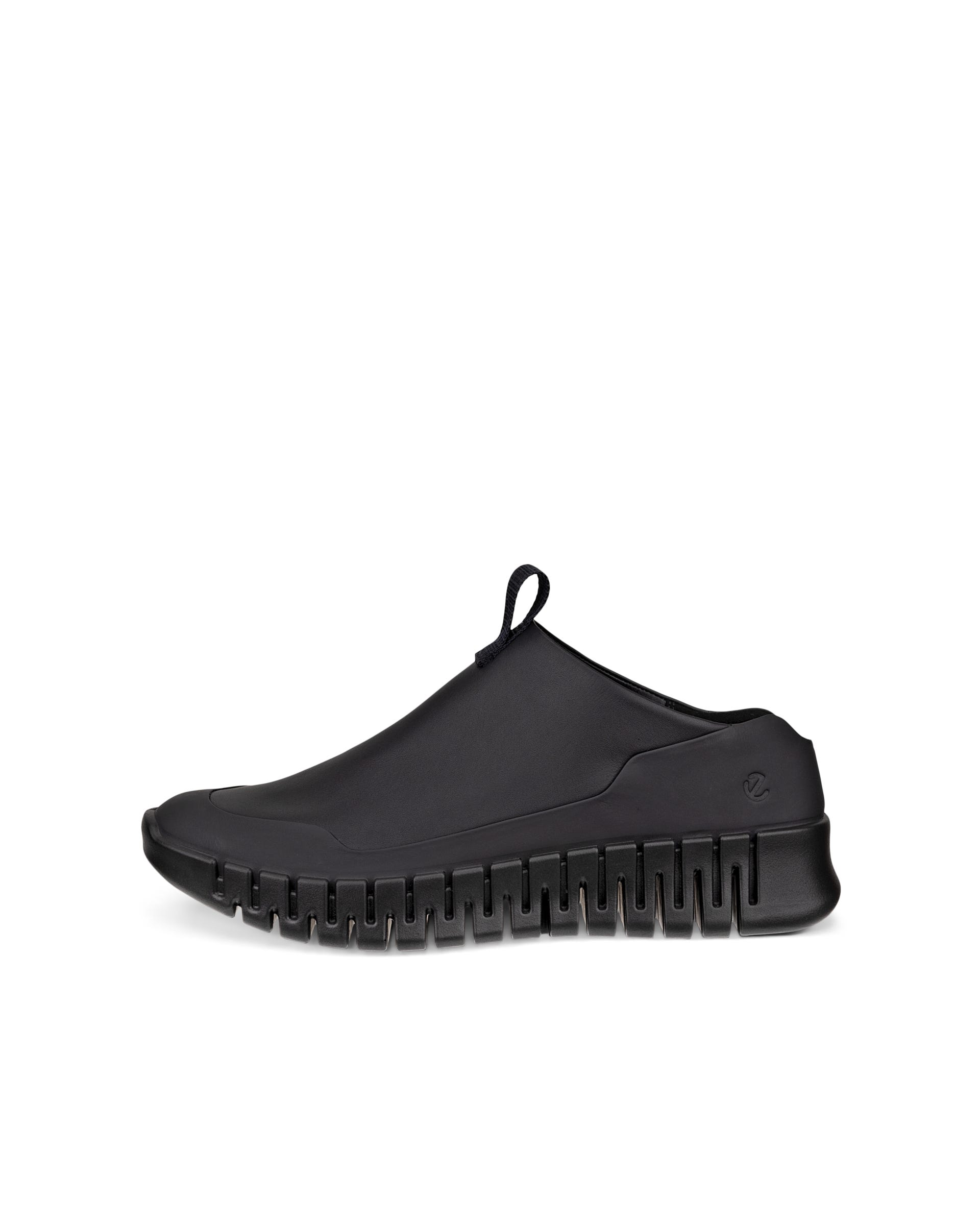 ECCO Gruuv ウィメンズ レザースニーカー - ブラック - Outside