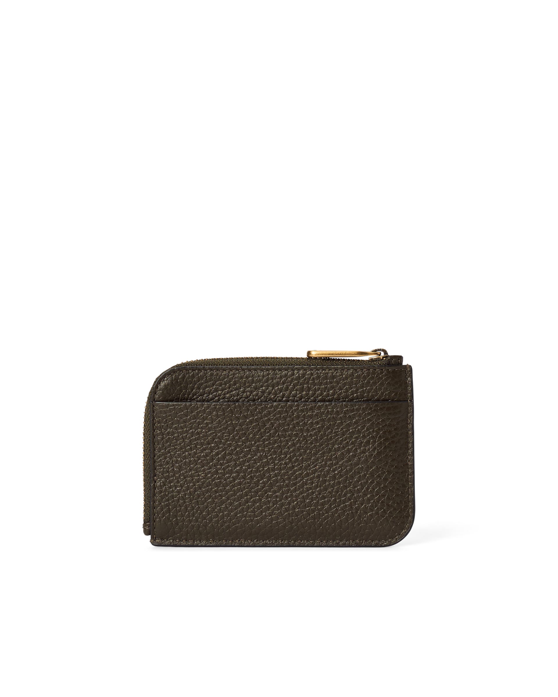 ECCO® CARD CASE ZIPPED kortetui i skinn - Grønn - Main