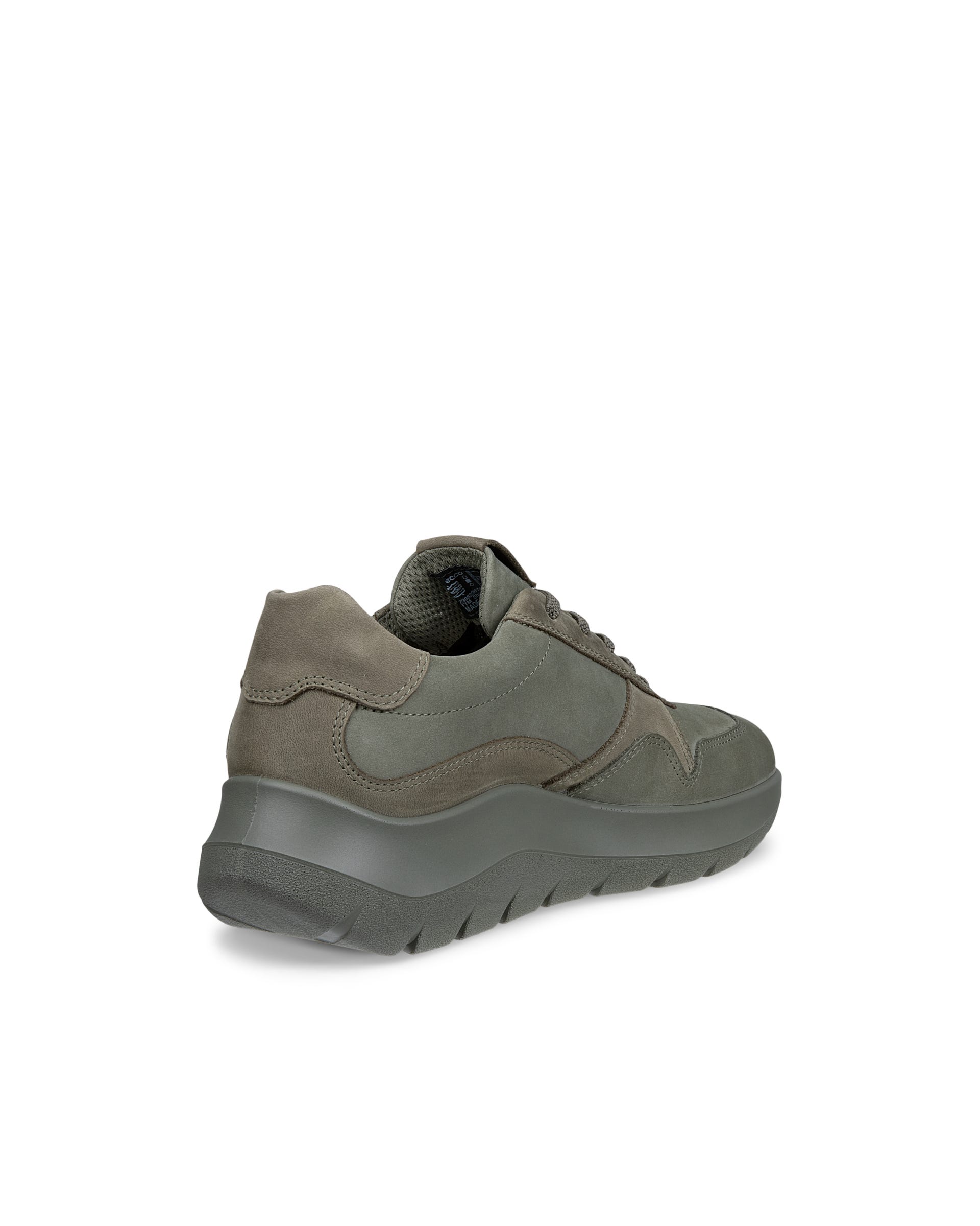 ECCO® VALERIE Nubucksneaker dam - Grön - Back